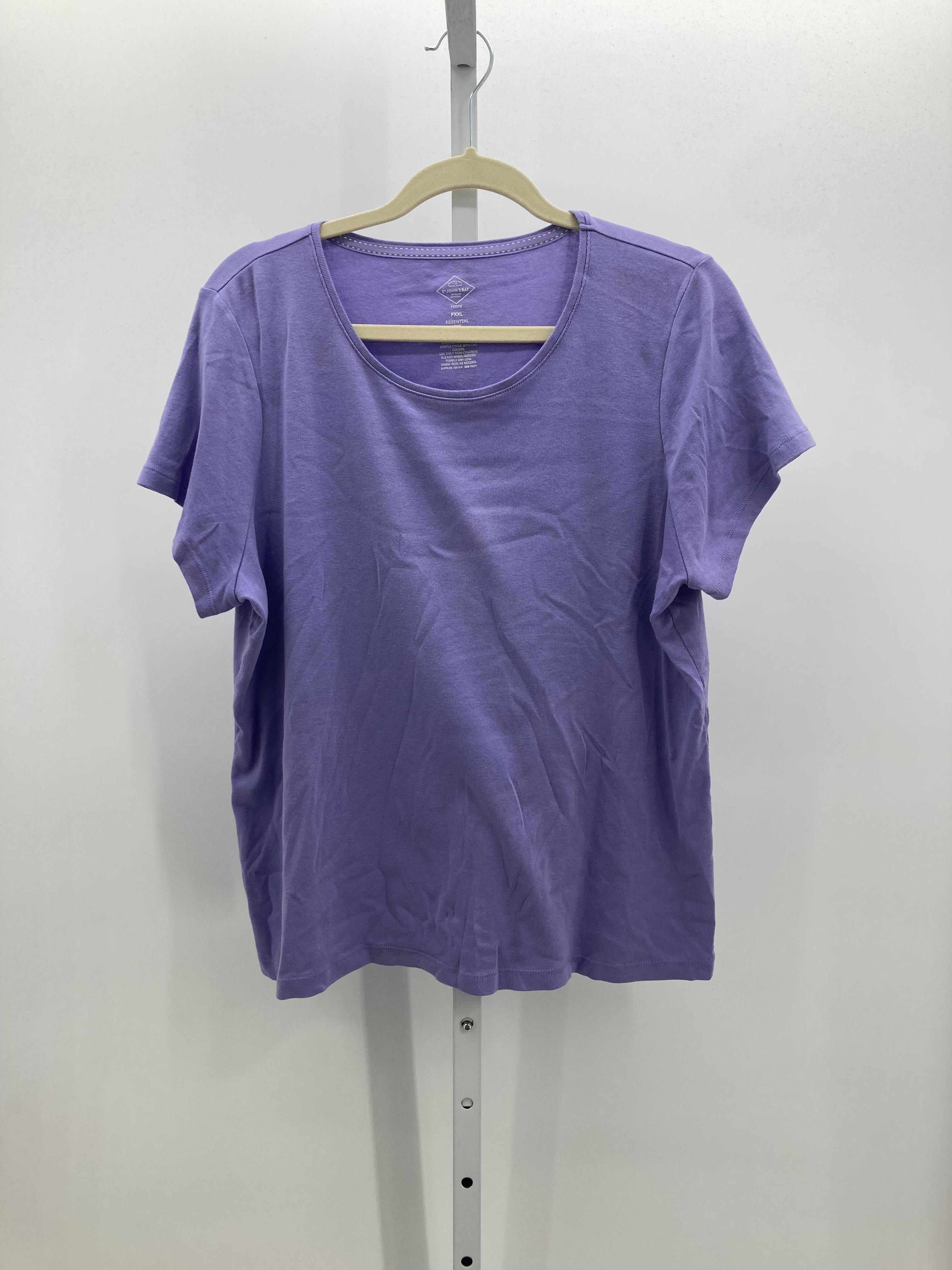 St. Johns Bay Size XX Large Petite Petite Short Sleeve Shirt