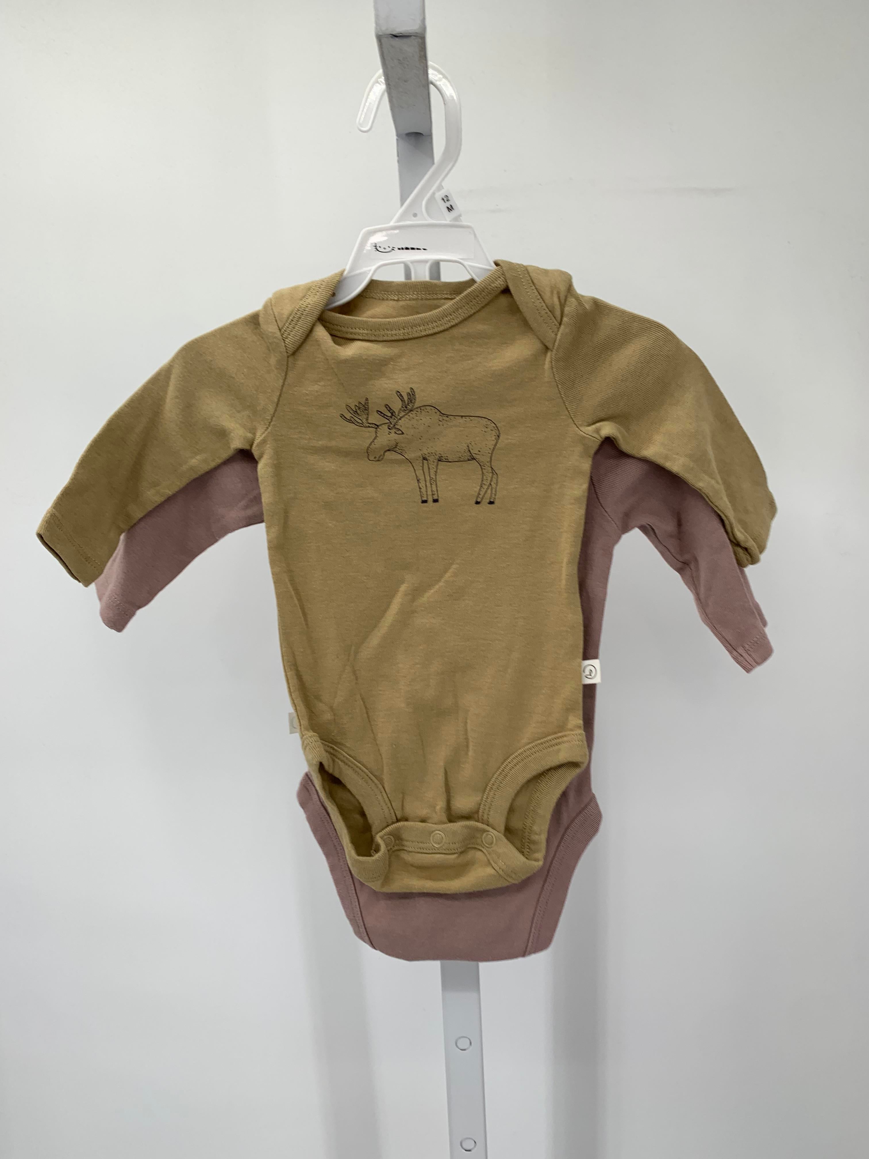 TWO LONG SLV BODY SUIT MOOSE AND KOALA