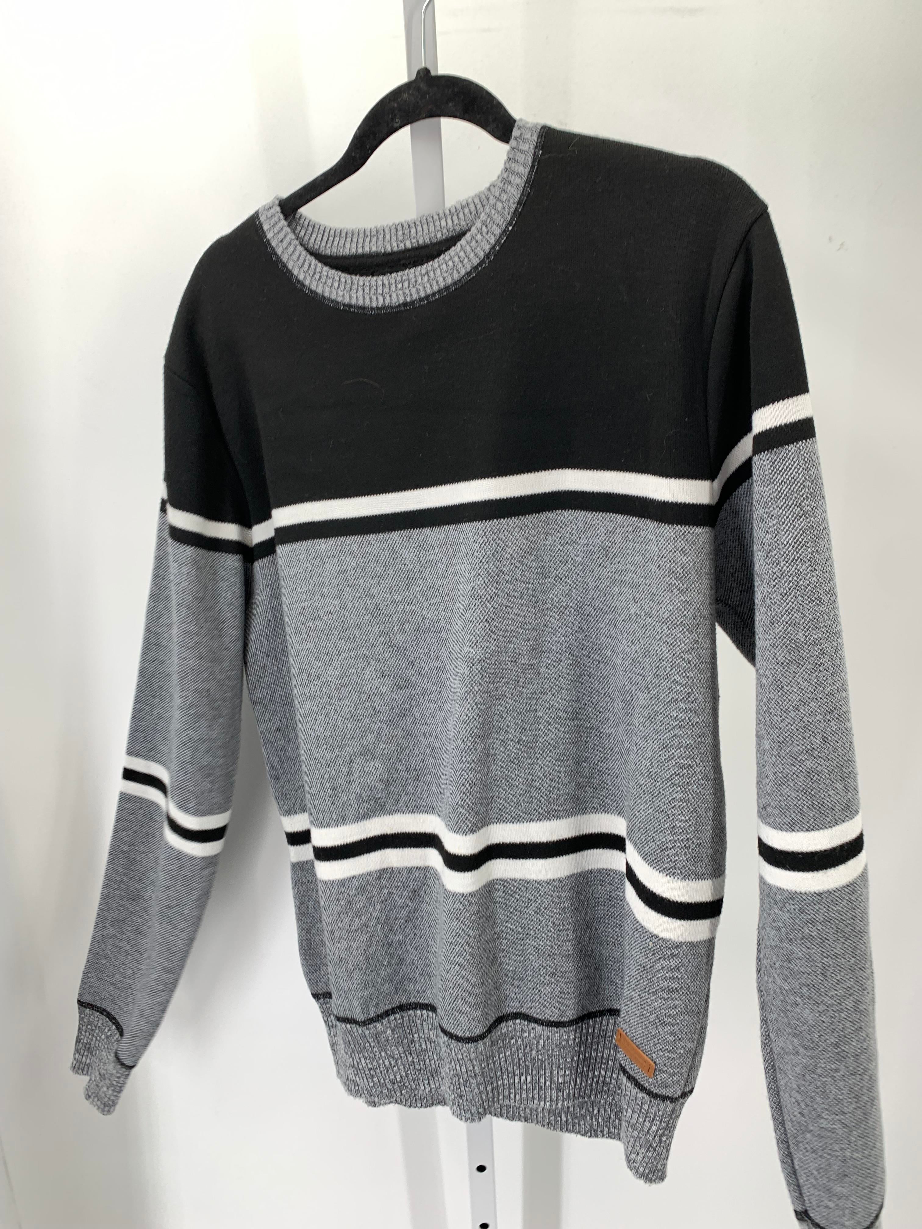 GREY STRIPES SWEATER