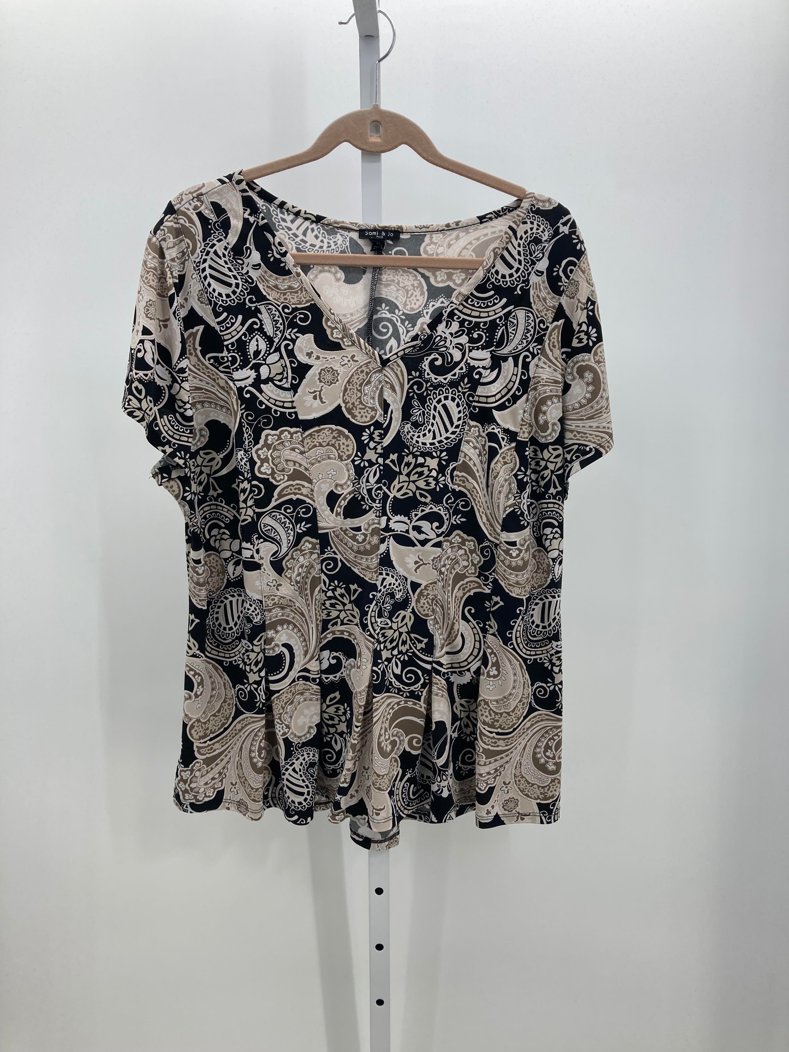 Size 2X Womens Short Sleeve Shirt