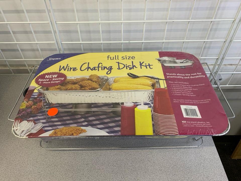 NIP WIRE CHAFING DISH KIT.