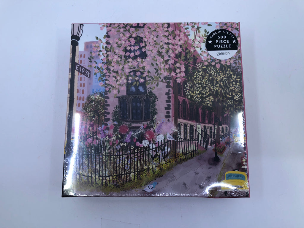 NIB BLOOMING STREETS 500 PIECE PUZZLE