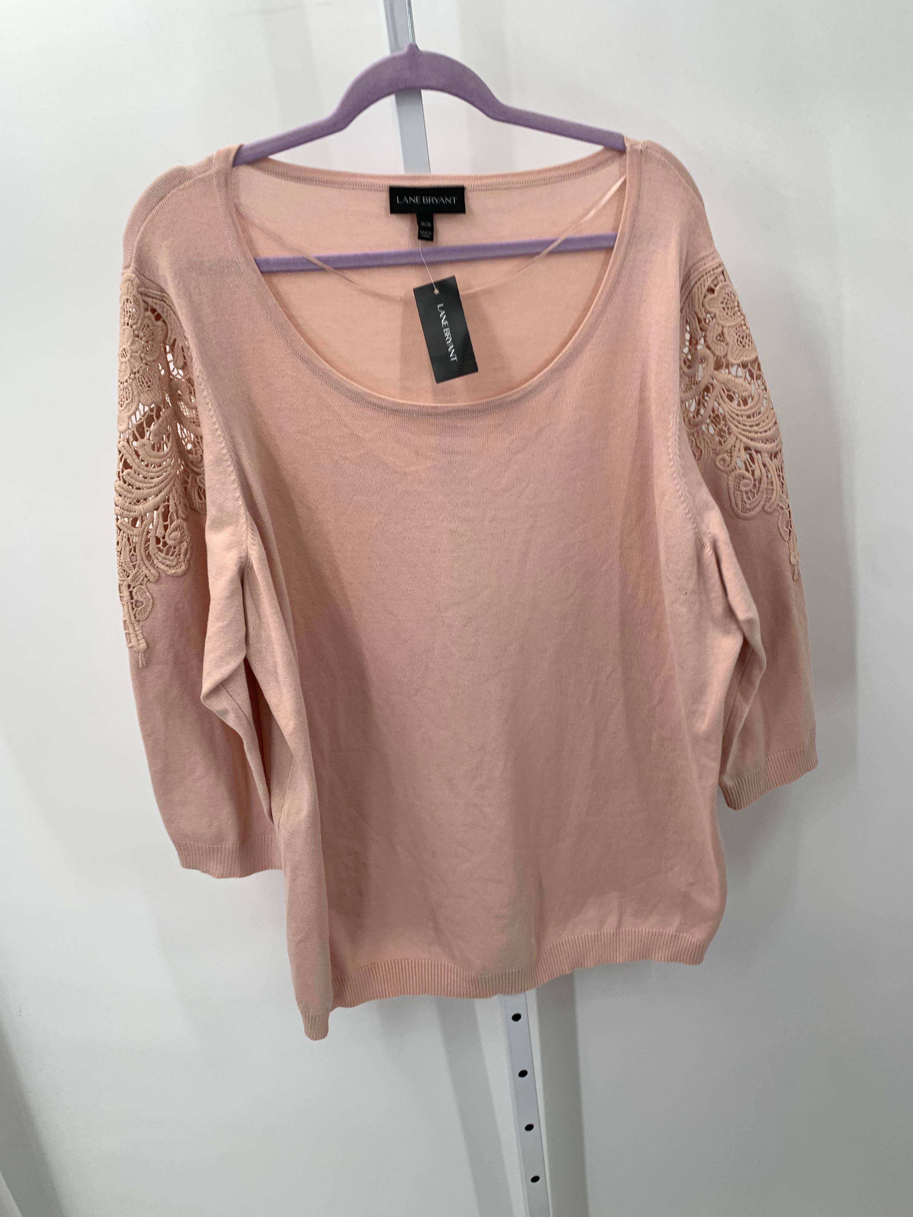 Lane Bryant Size 26/28 W Womens 3/4 Sleeve Shirt