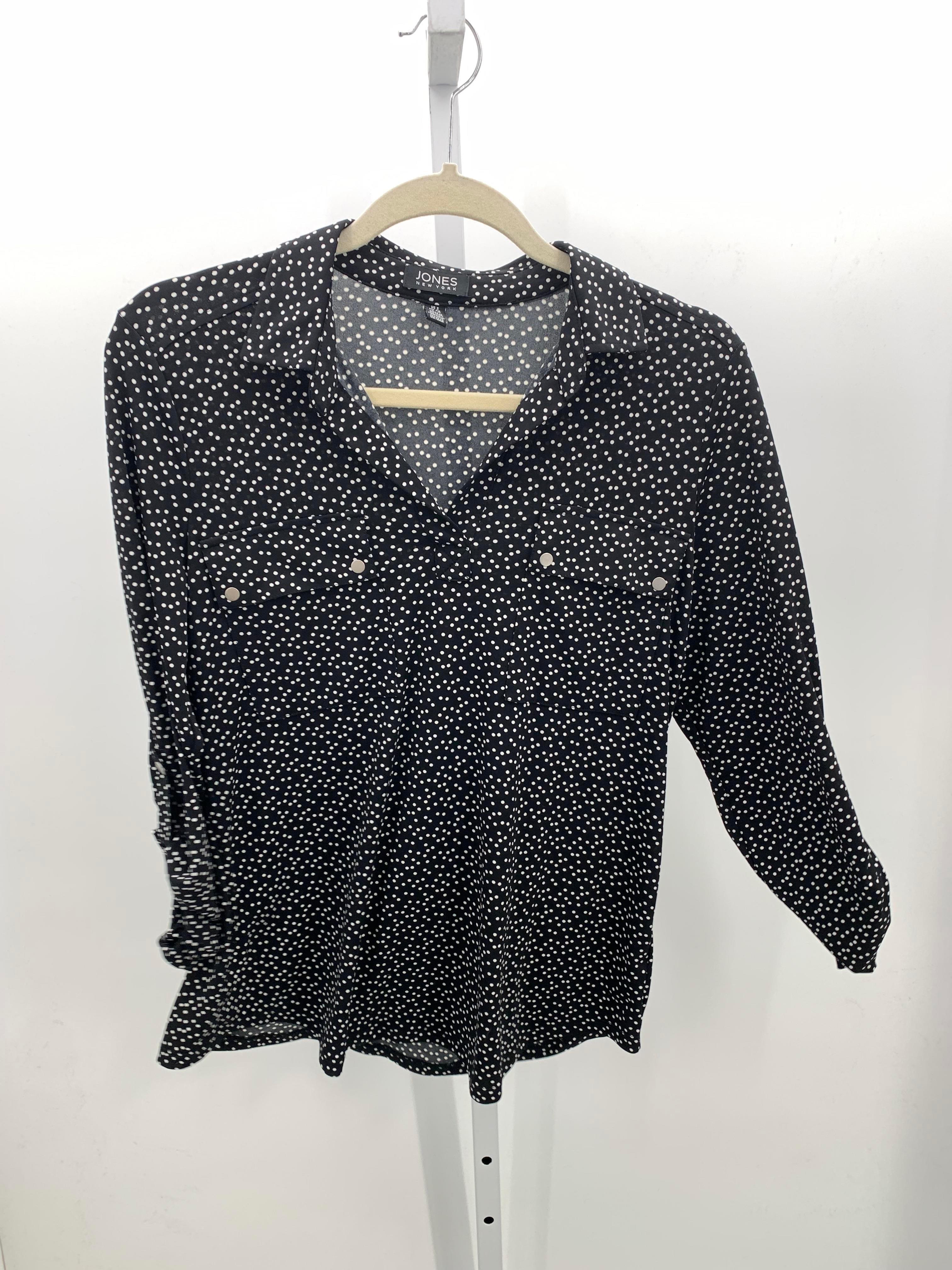 Jones New York Size Small Misses Long Sleeve Shirt