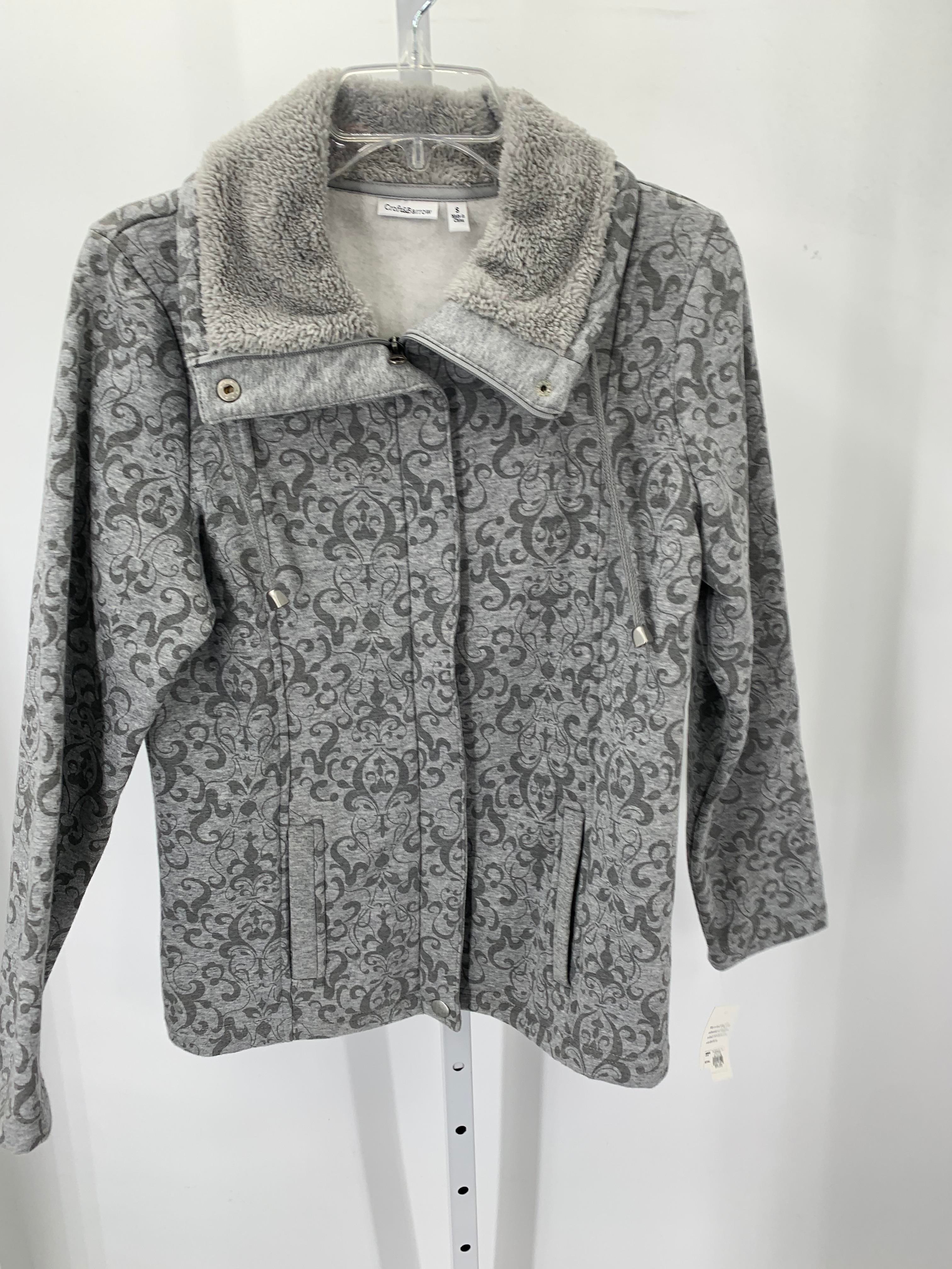 Croft & Barrow Size Small Misses Sweat Jacket