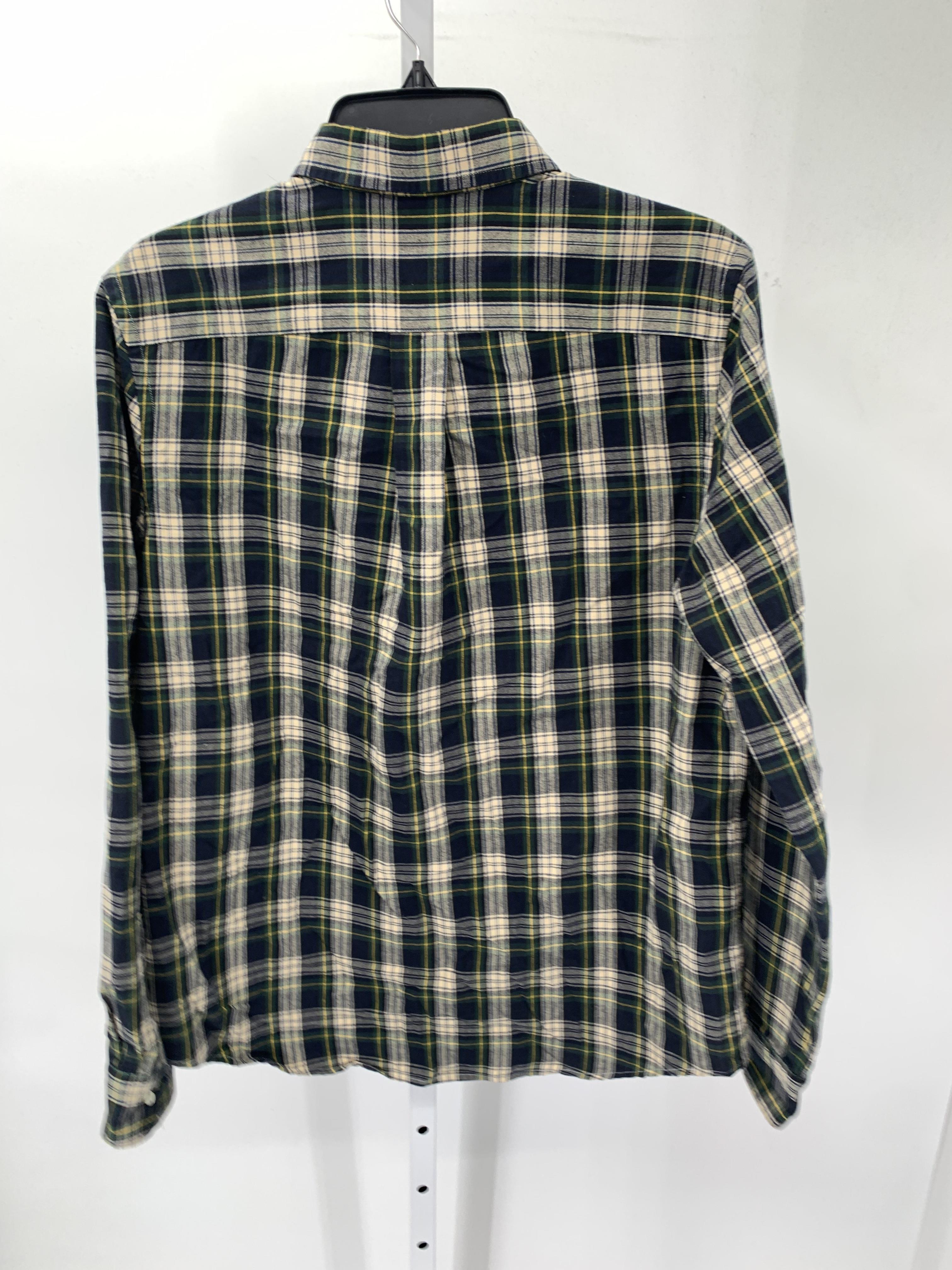 PLAID BTN DOWN