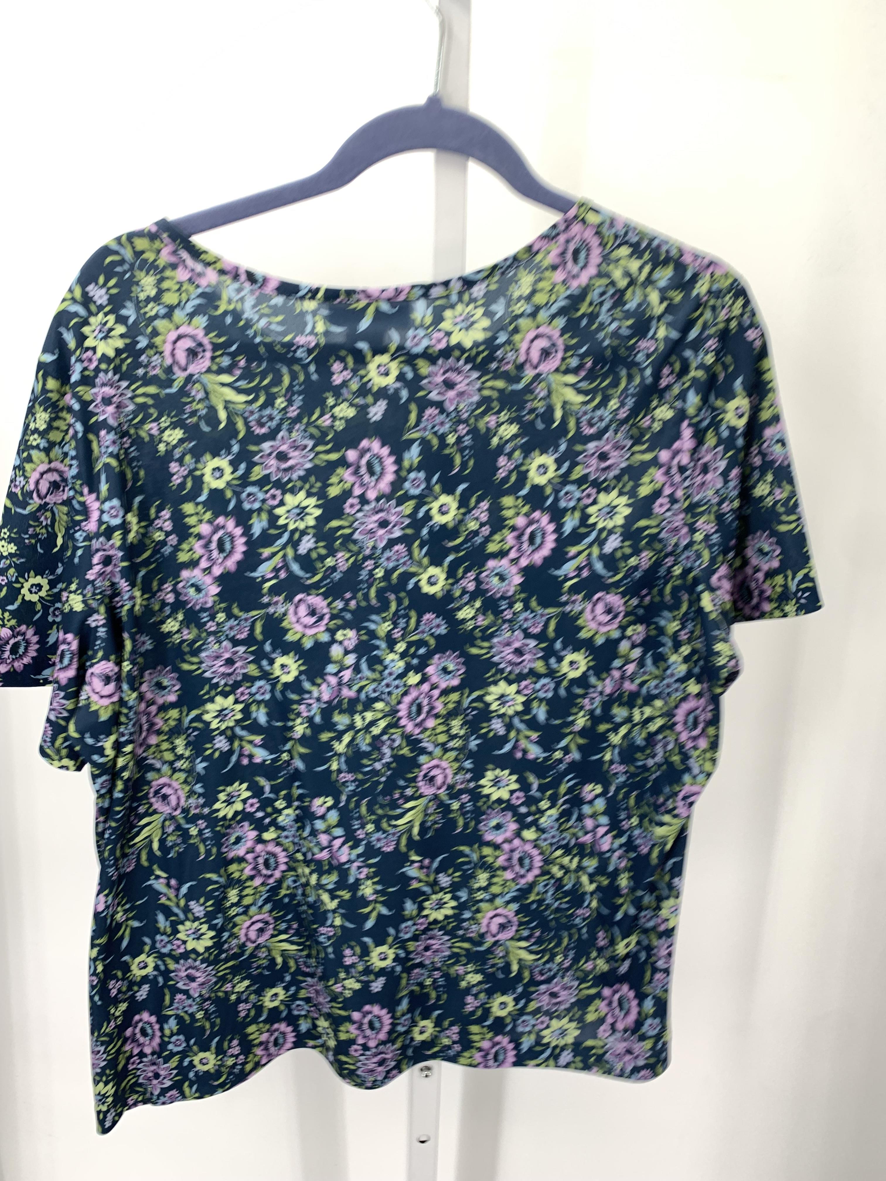Blair Size Extra Large Misses Short Sleeve Shirt