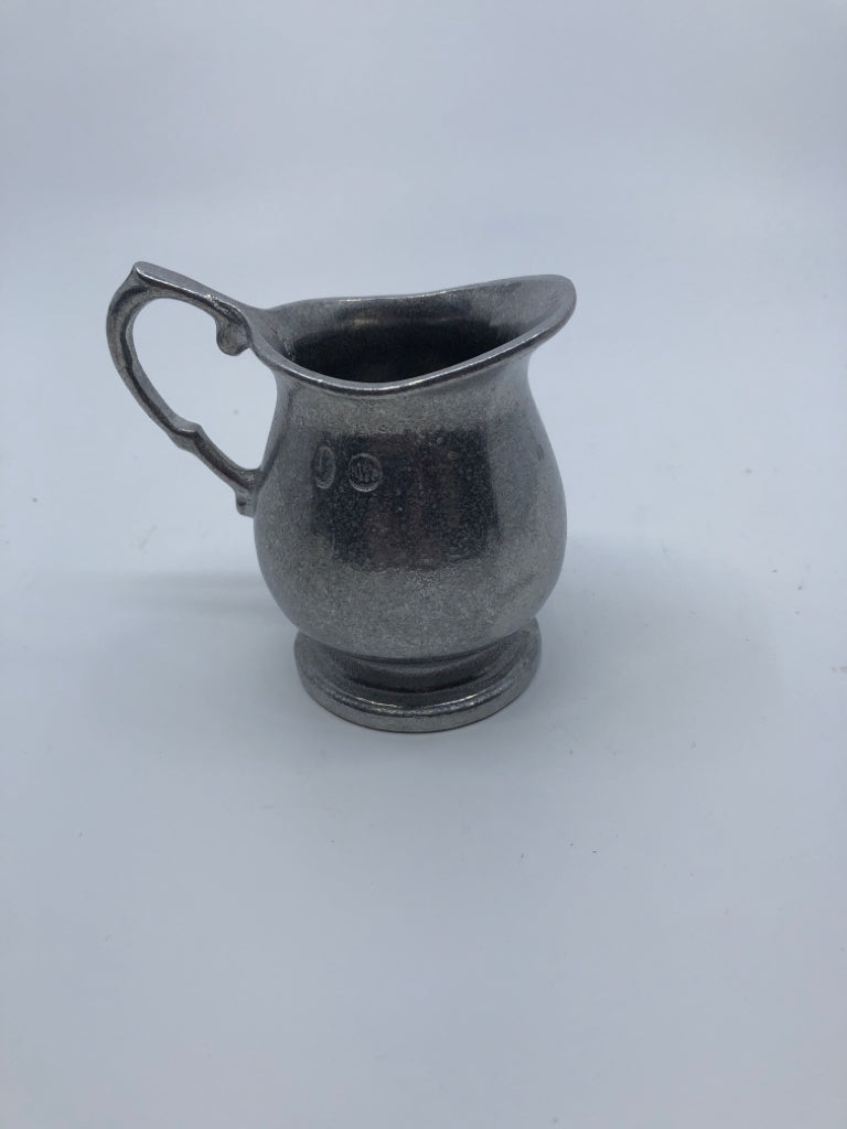 SMALL PEWTER CREAMER.