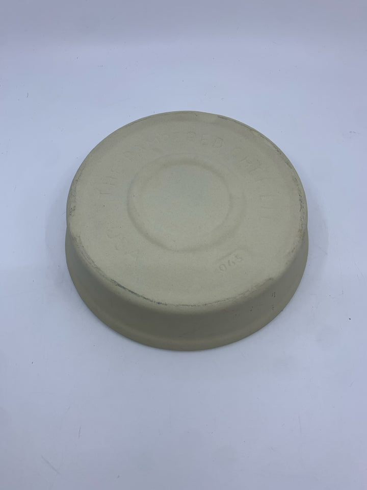 PAMPERED CHEF STONEWARE DEEP DISH.