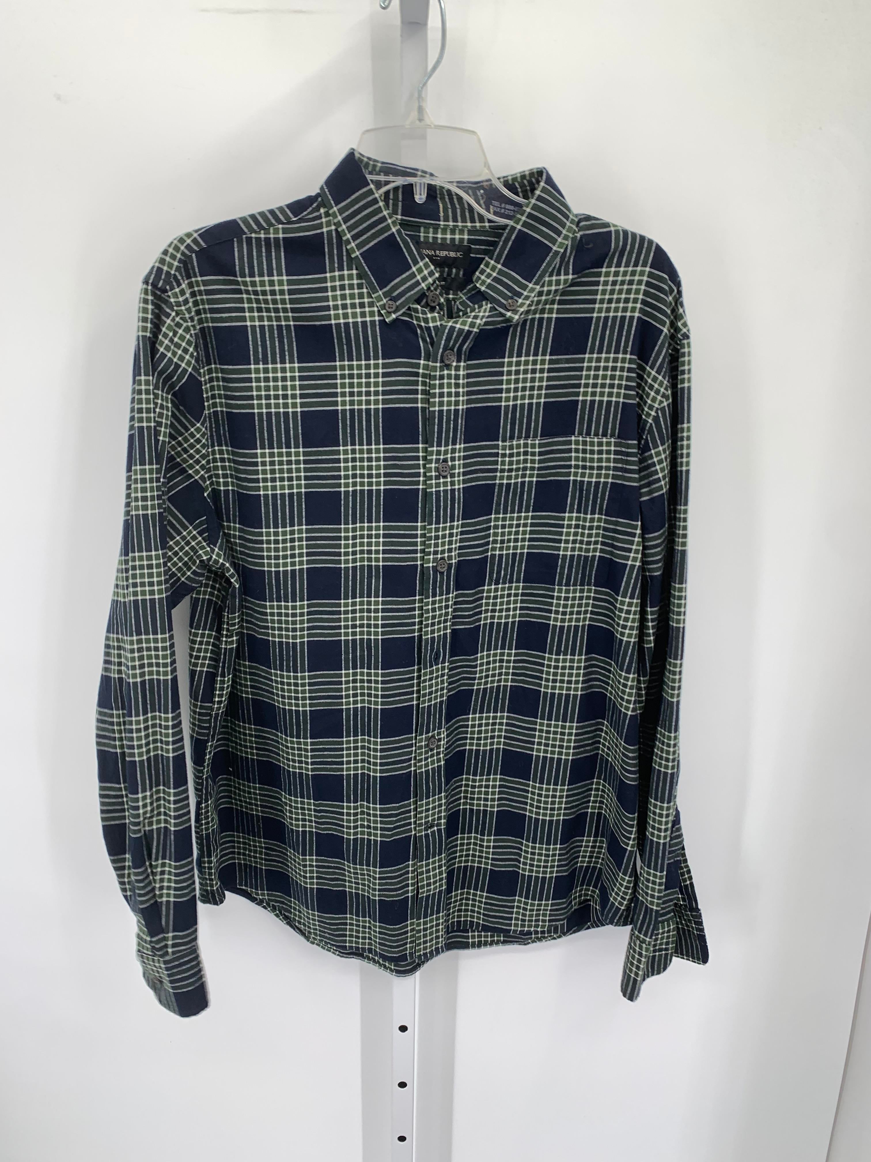 GREEN PLAID BUTTON DOWN