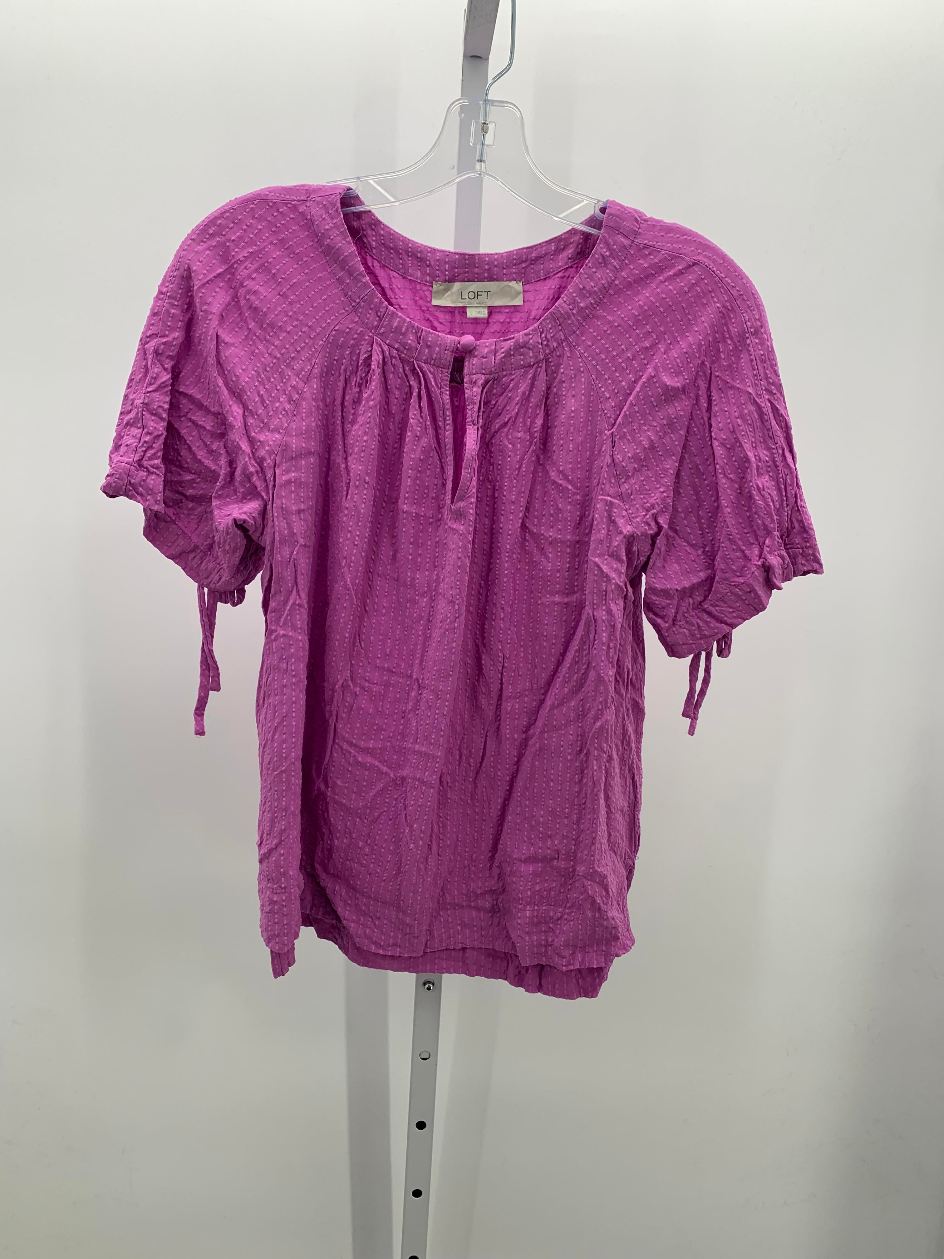 Loft Size Small Misses Short Sleeve Shirt