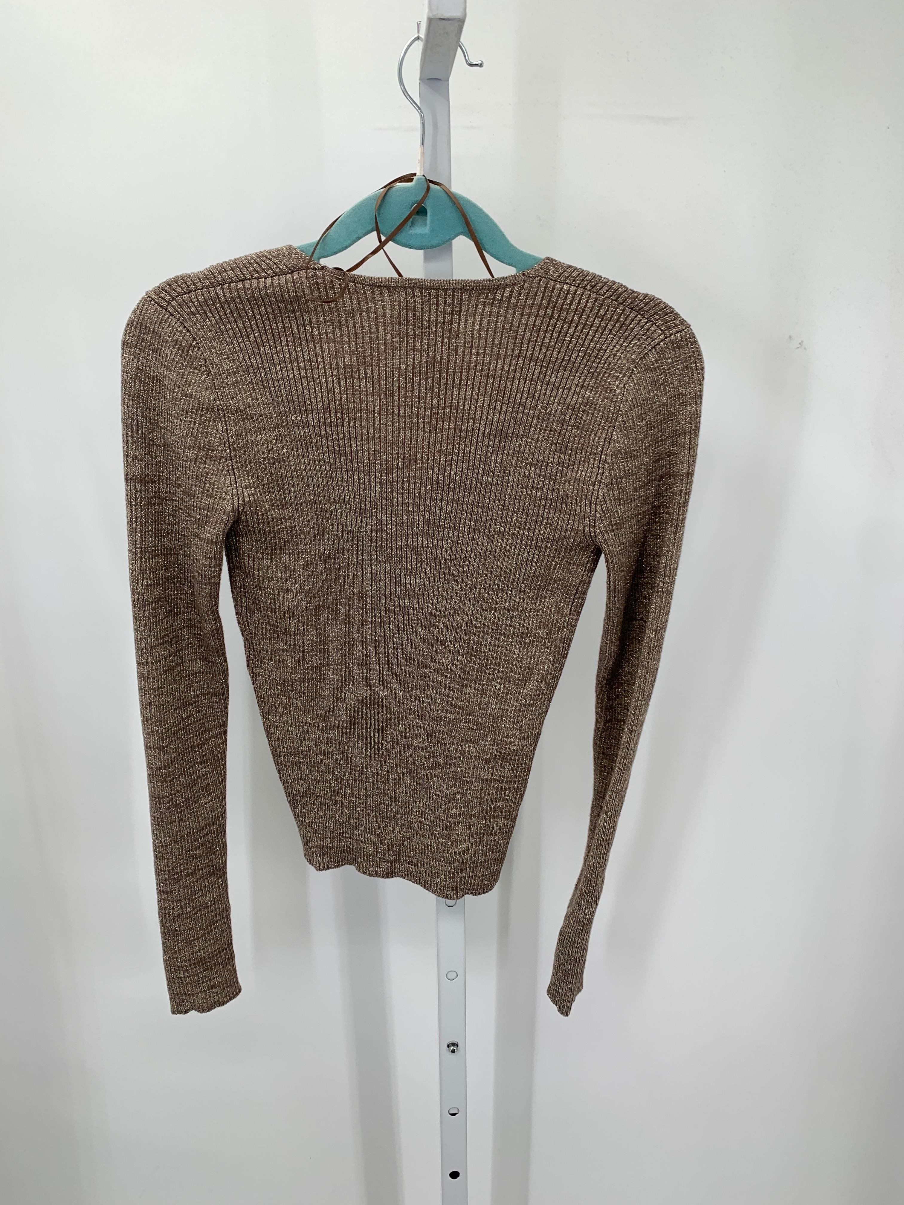 Pink Rose Size X Small Juniors Long Sleeve Sweater