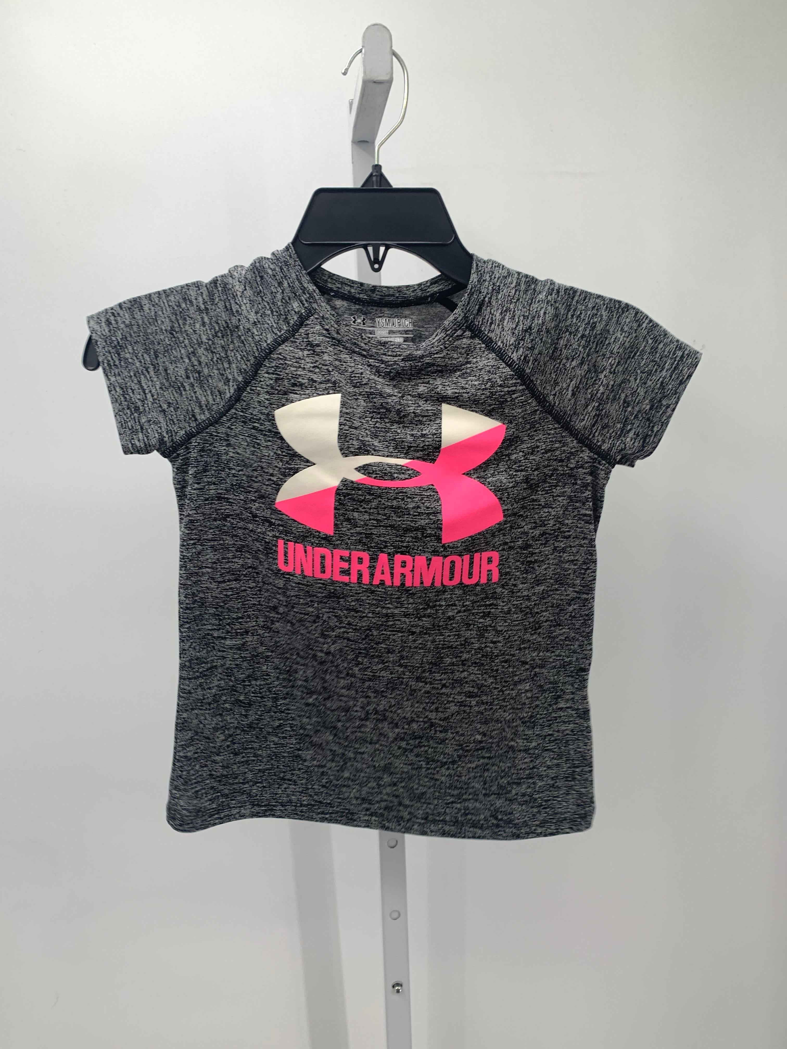 Under Armour Size 8 Girls Short Sleeve Shirt