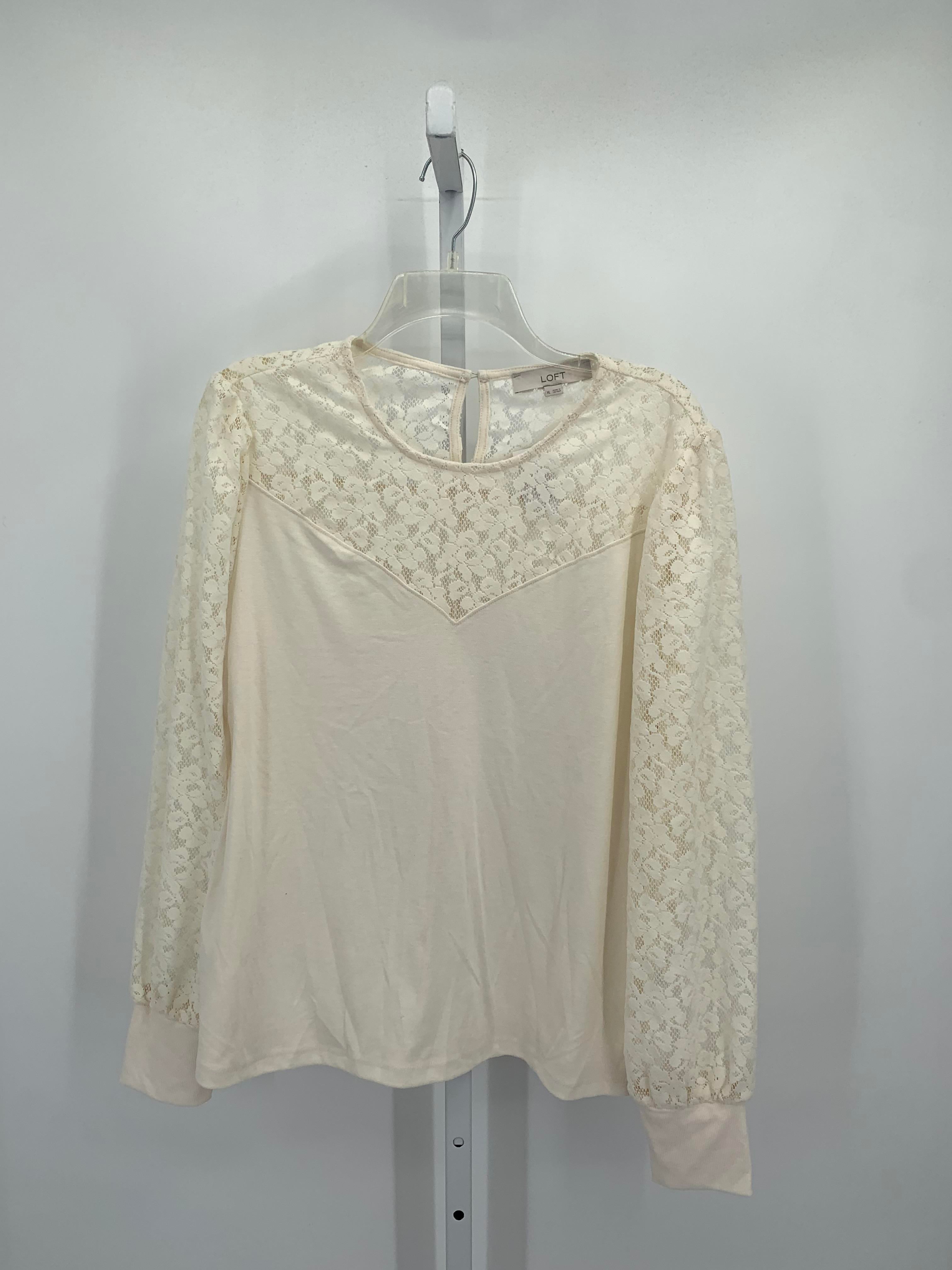 Loft Size Extra Large Misses Long Sleeve Shirt