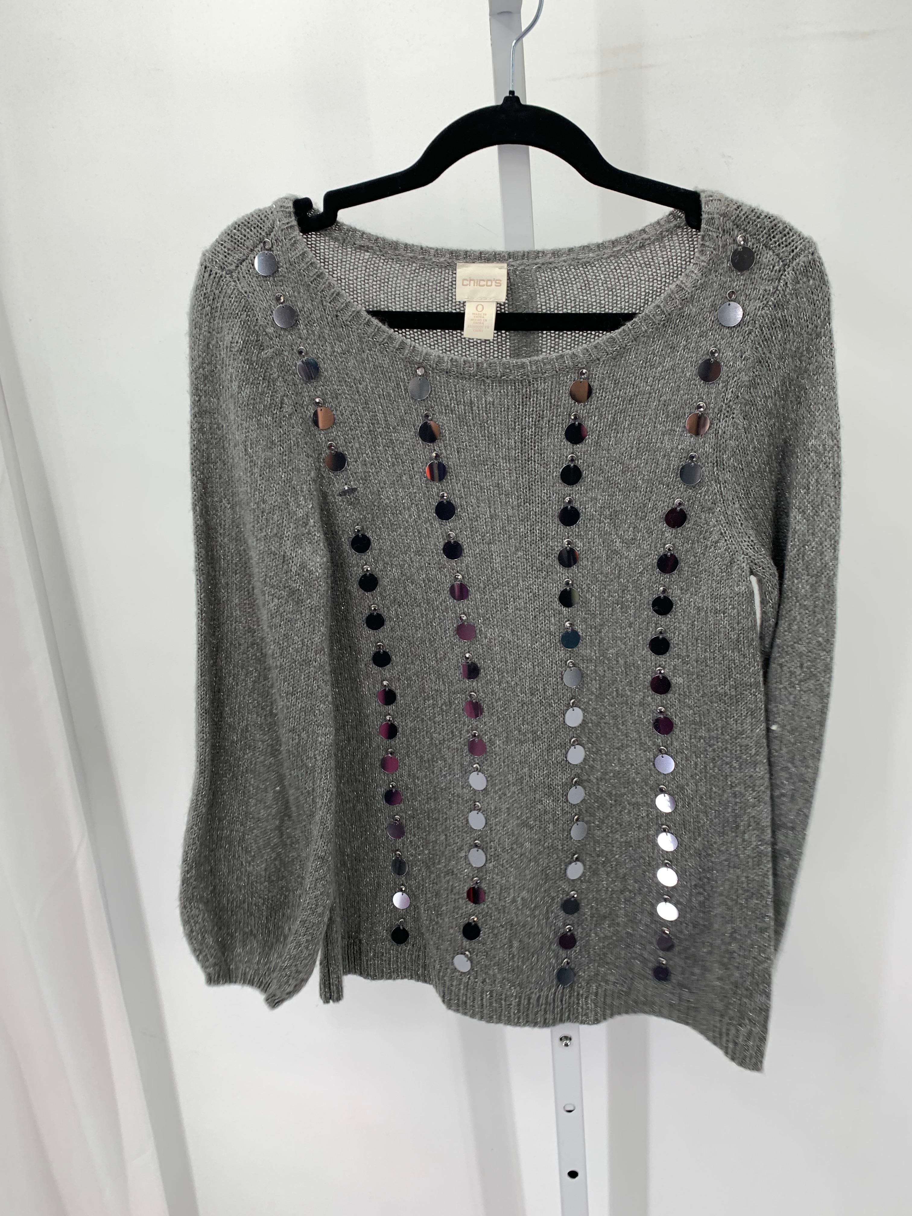 Chico's Size X Small Misses Long Slv Sweater
