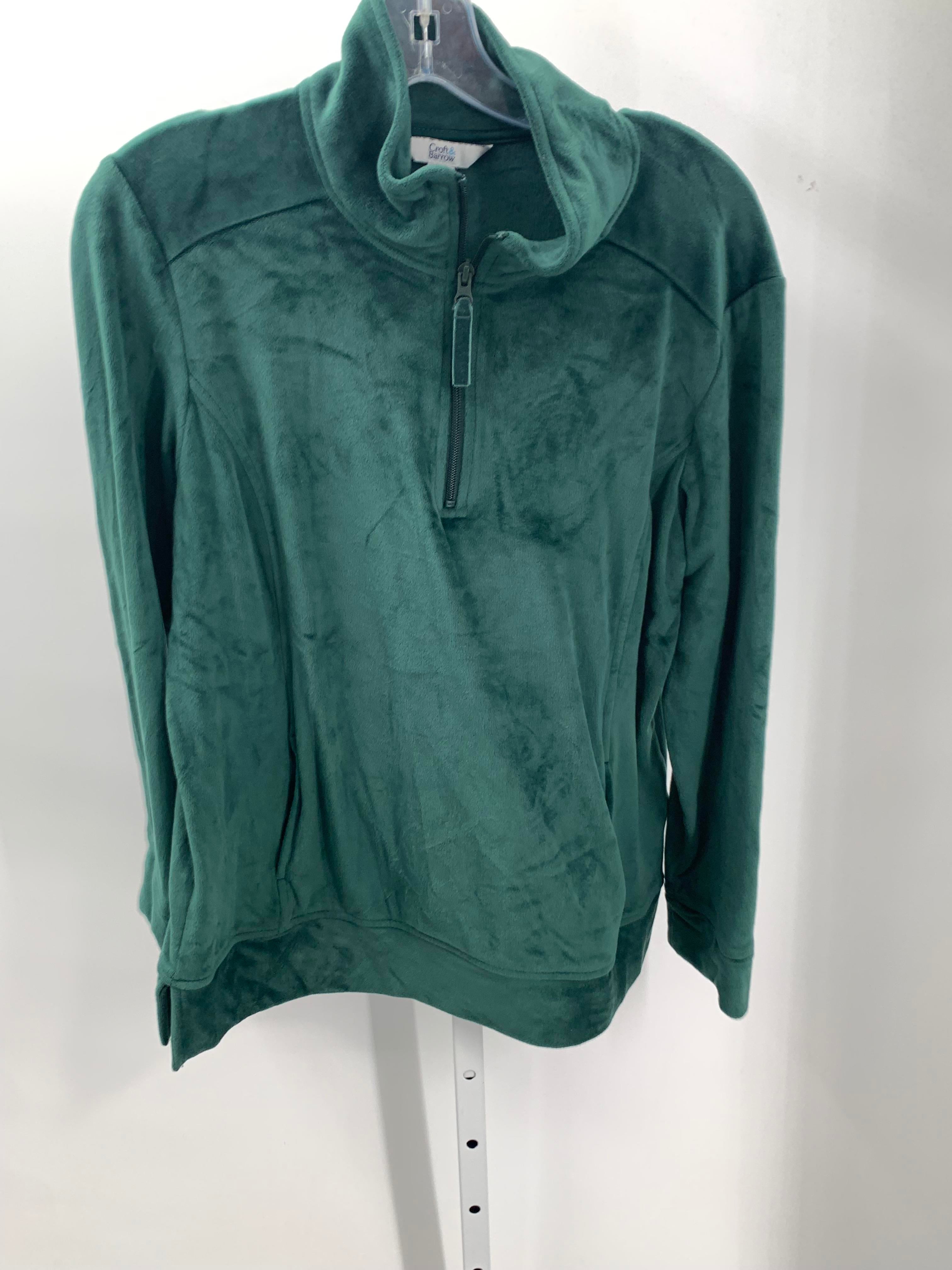 Croft & Barrow Size Large Misses Long Sleeve Shirt