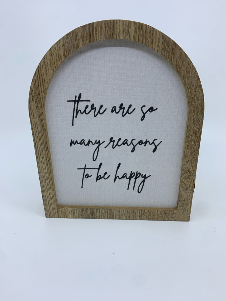 THERE ARE SO WHITE W WOOD FRAME DECOR SIGN.