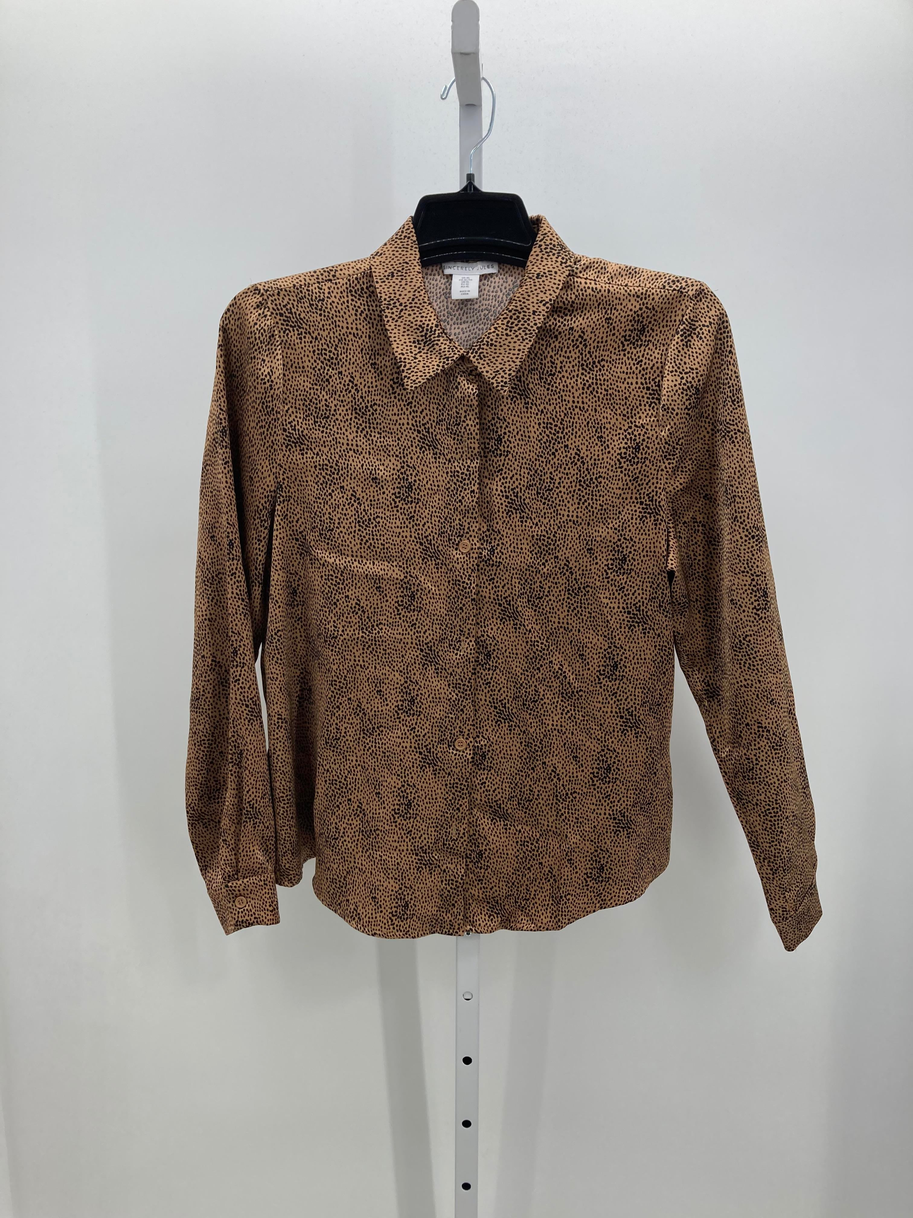 SINCERELY JULES Size Extra Large Juniors Long Sleeve Shirt