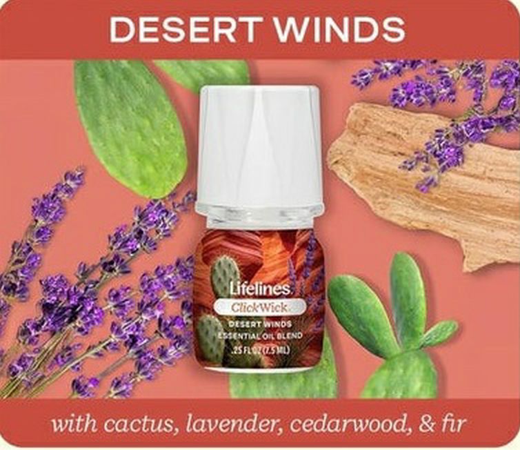 New - Clickwick Diffuser Refill - Desert Winds