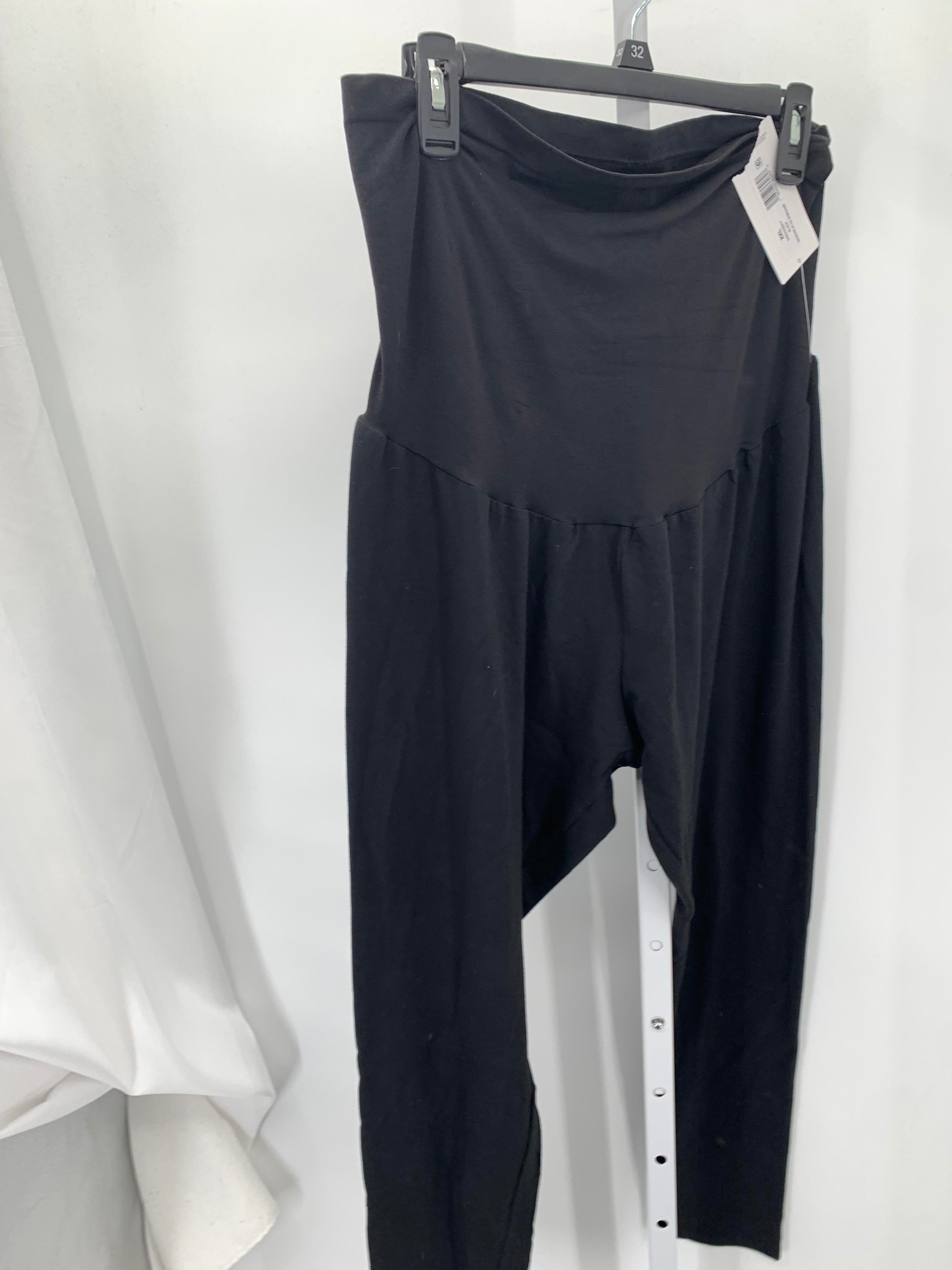 Destination Mat. Black Size XXL Maternity Pants