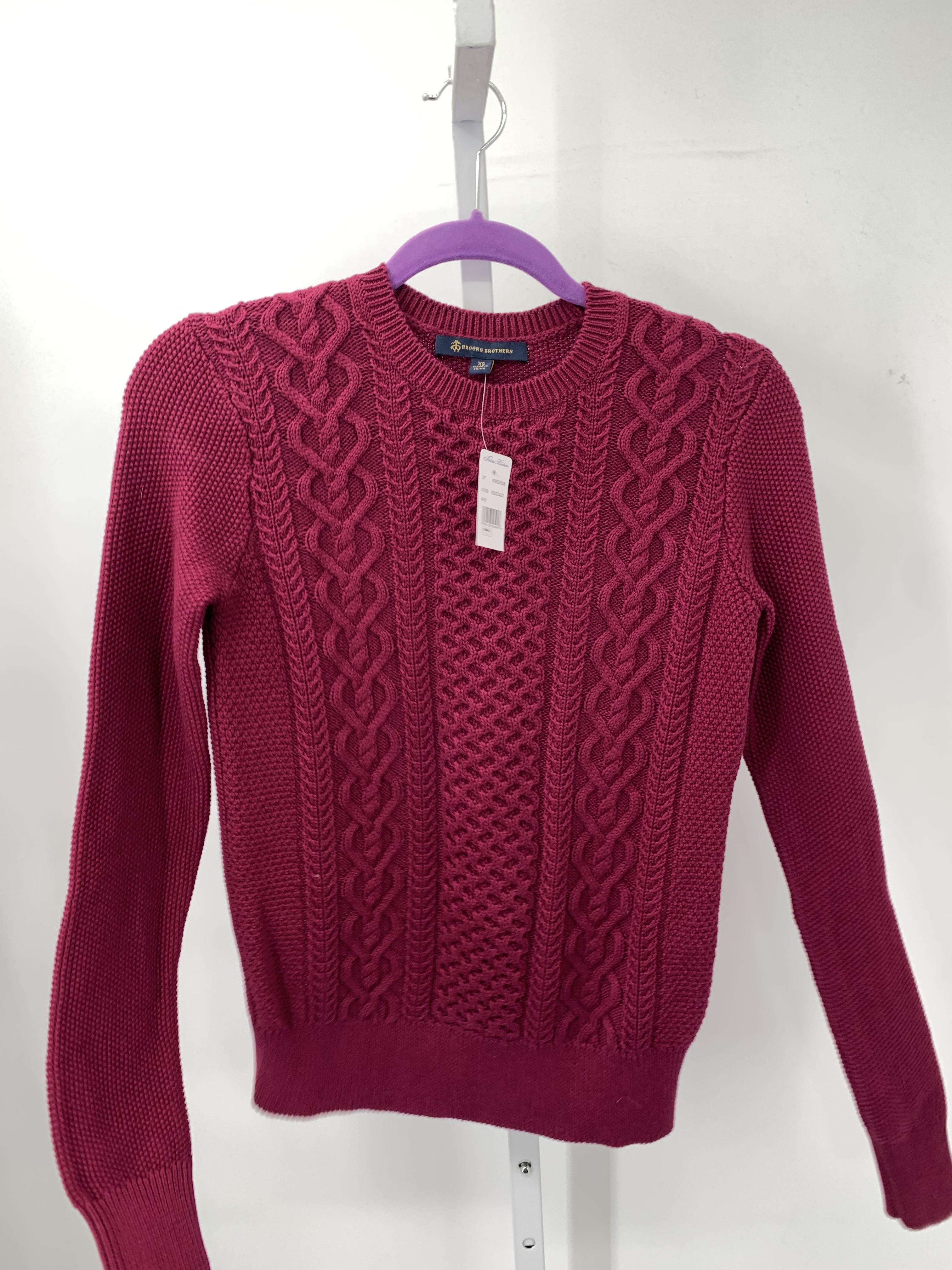 Brooks Brothers Size X Small Misses Long Slv Sweater