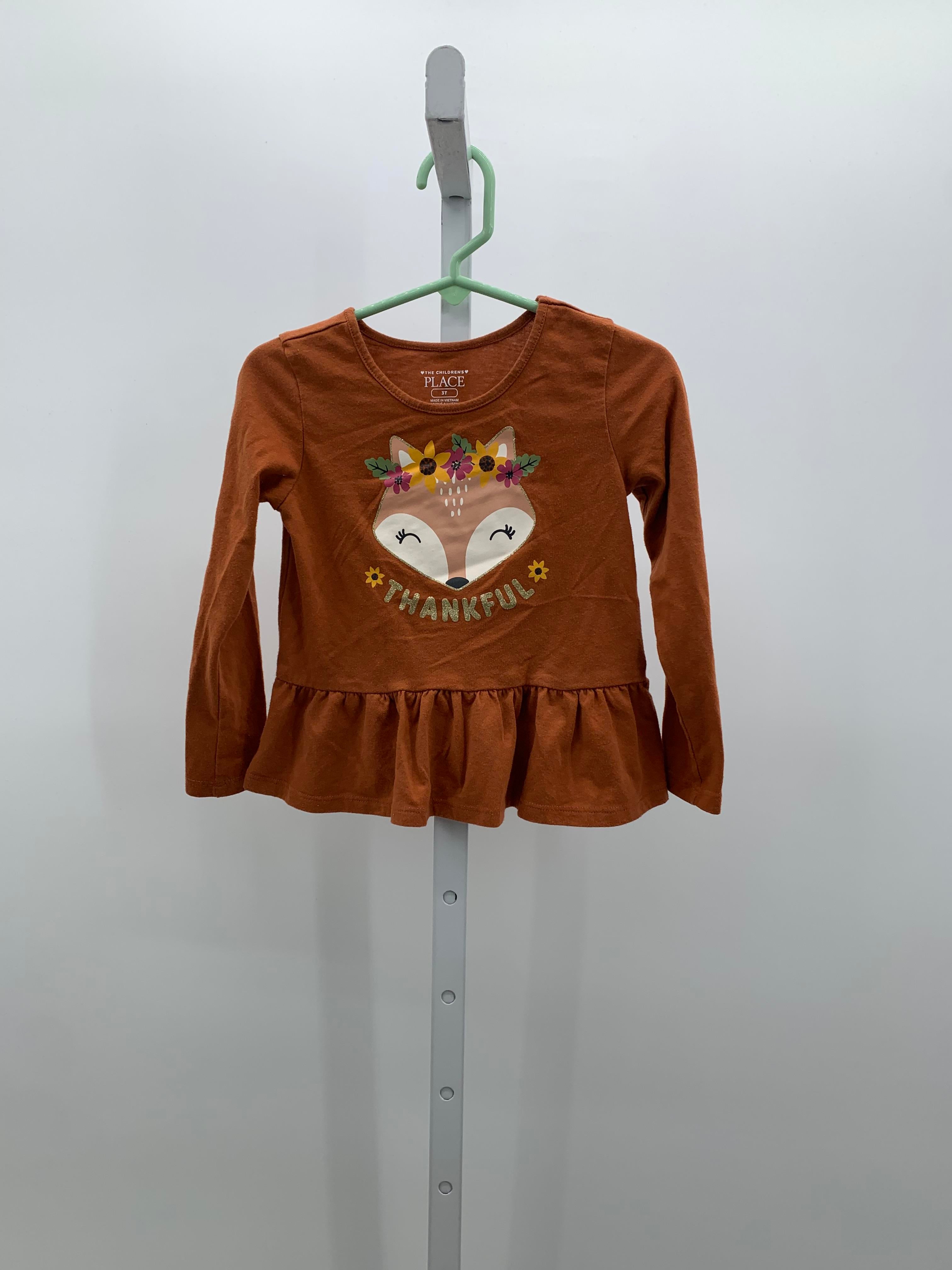 LONG SLV SHIRT THANKFUL DEER