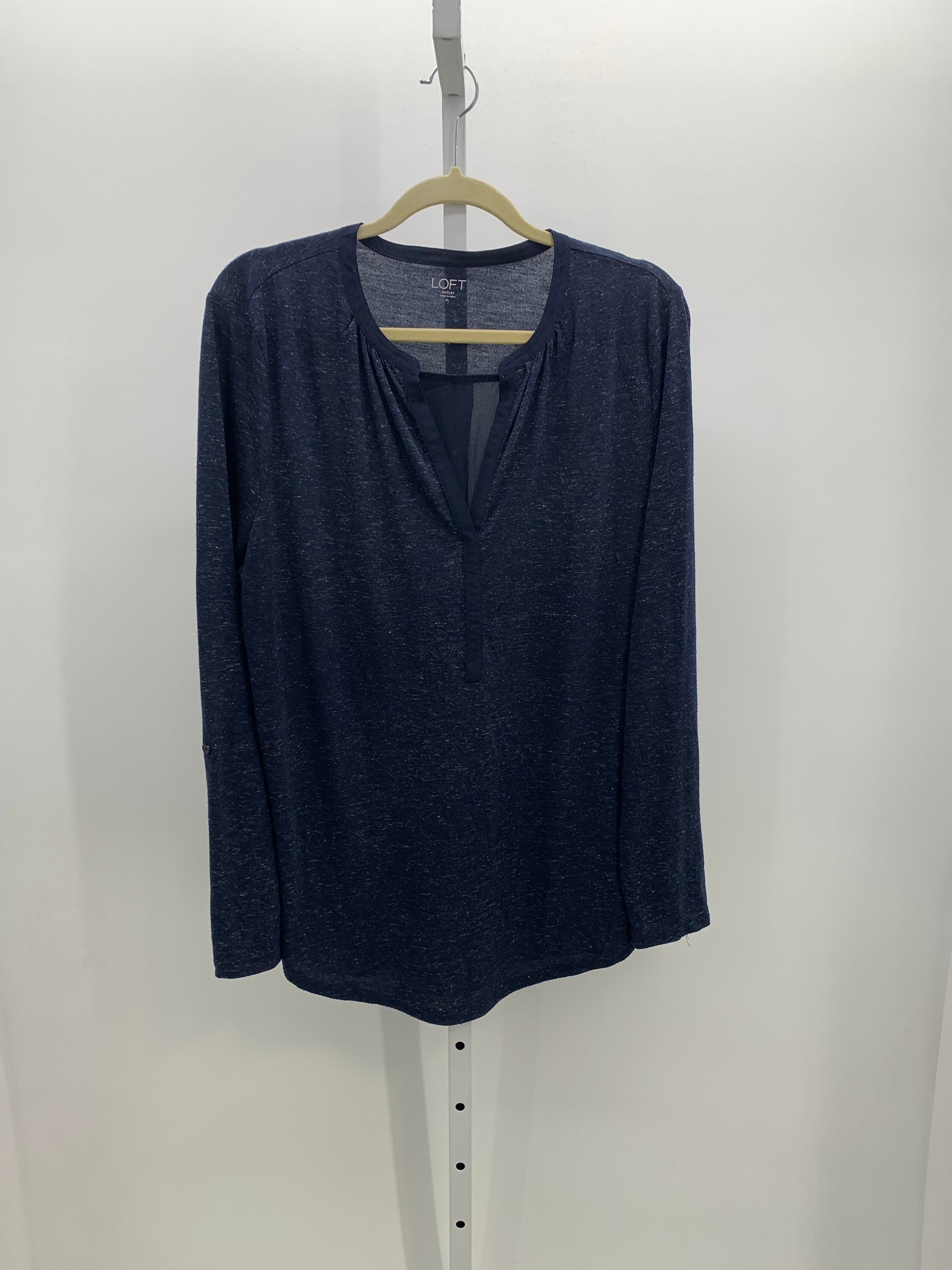 Loft Size Extra Large Misses Long Sleeve Shirt
