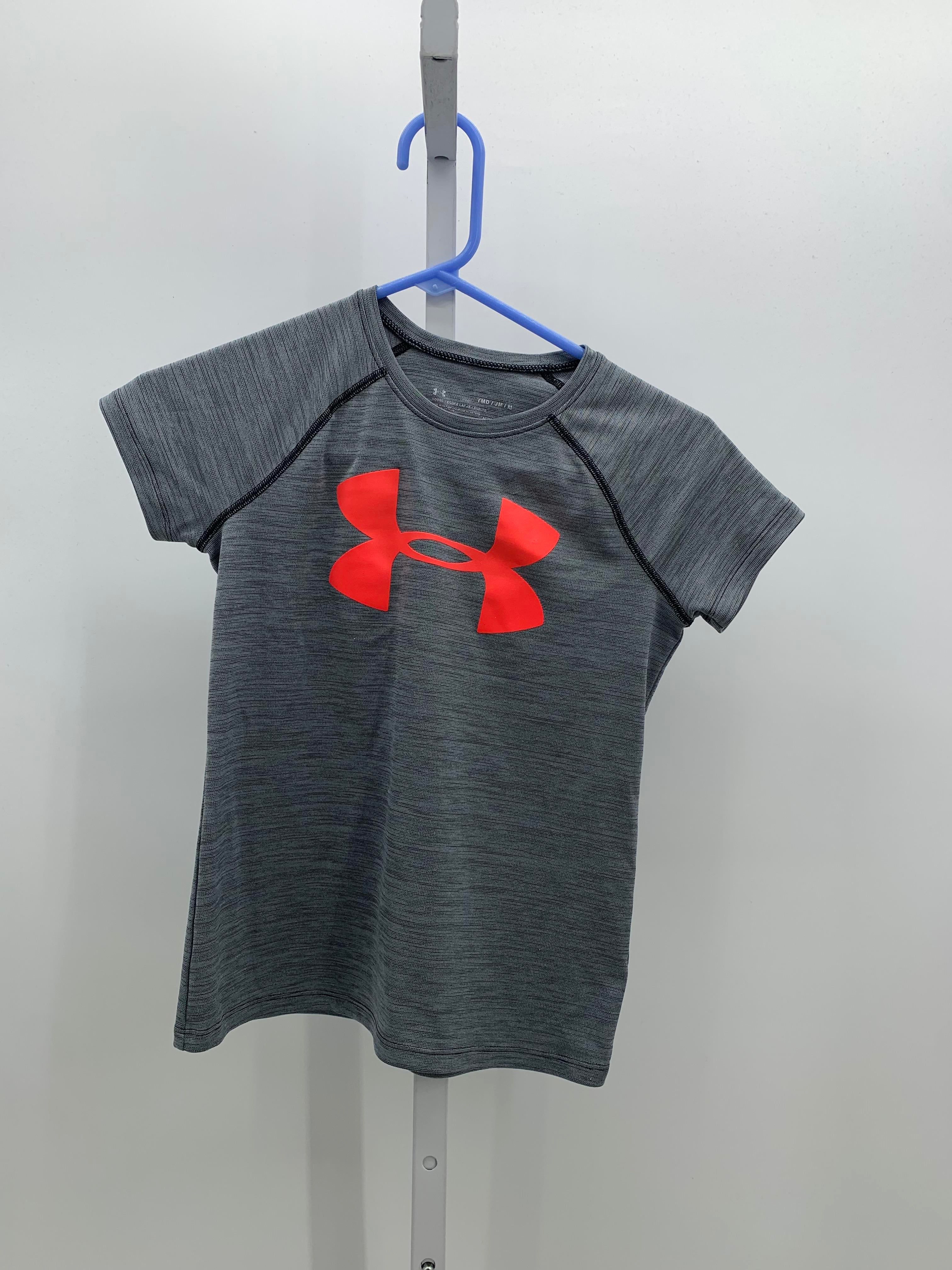 Under Armour Size 10-12 Girls Short Sleeve Shirt