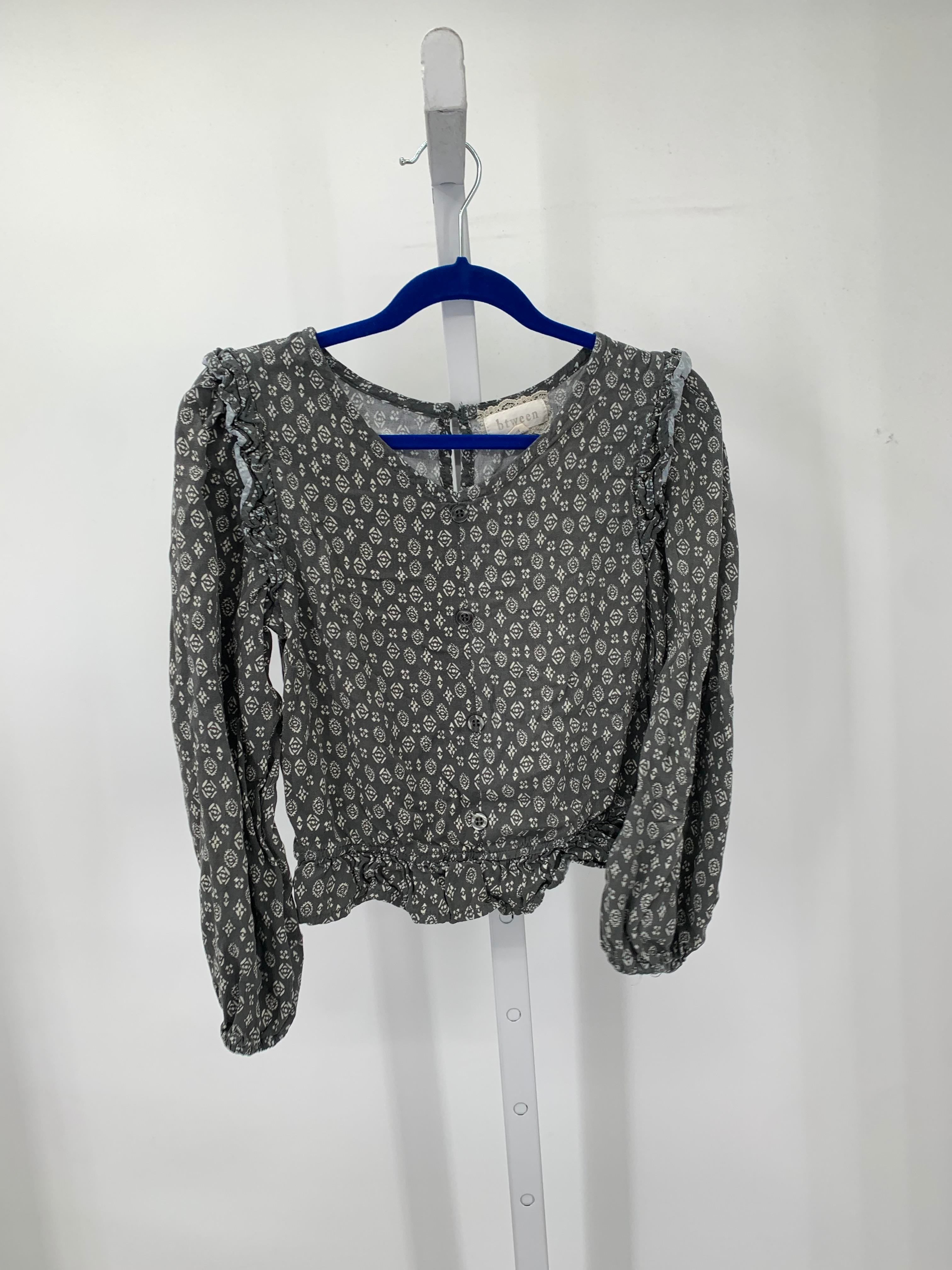 BTween Size 10 Girls Long Sleeve Shirt