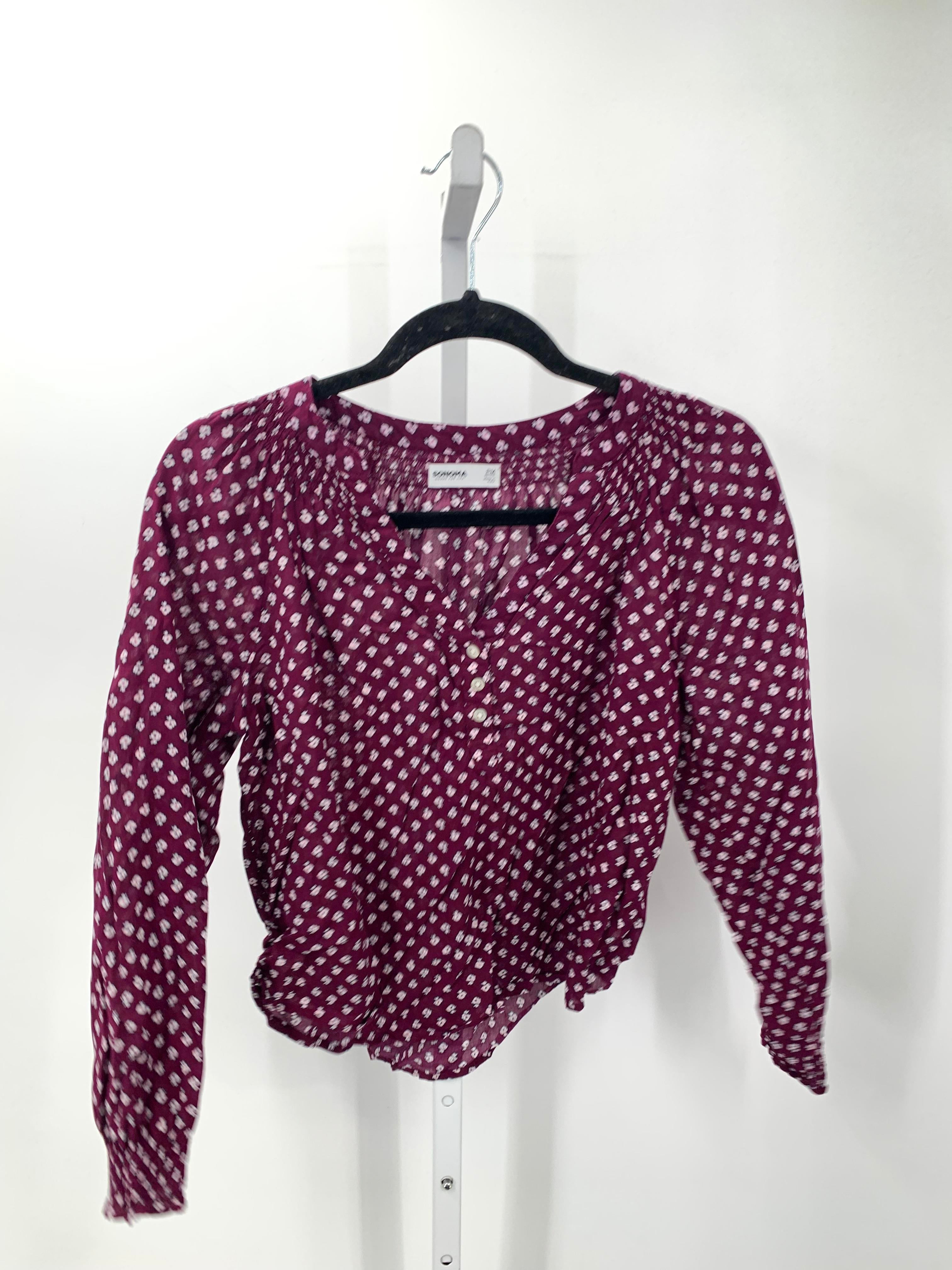 Sonoma Size Medium Petite Petite Long Sleeve Shirt