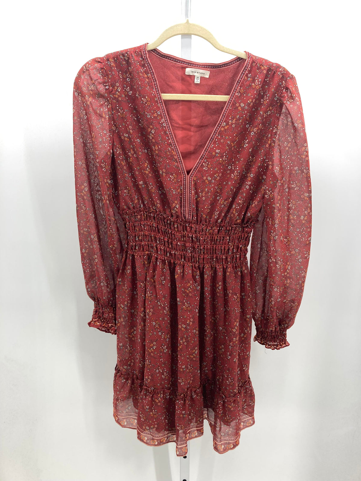 Max Studio Size Medium Misses Long Sleeve Dress