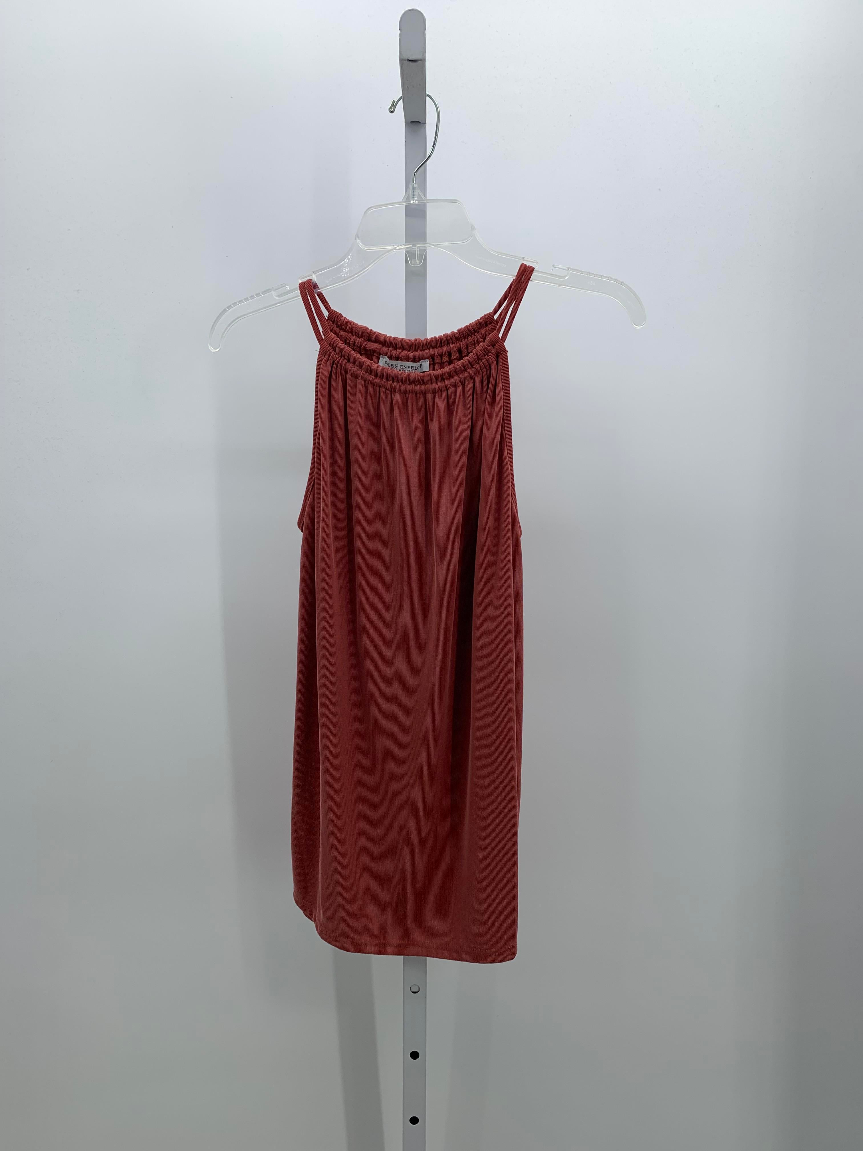 Green Envelope Size X Small Misses Tank