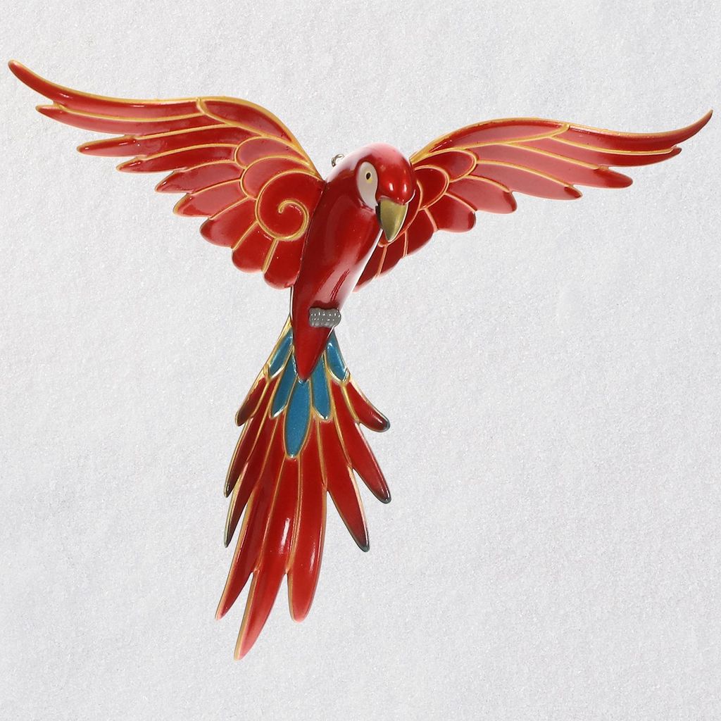 Hallmark Ornament 2018 Beauty of Birds Pretty Parrot CLUB Excl -