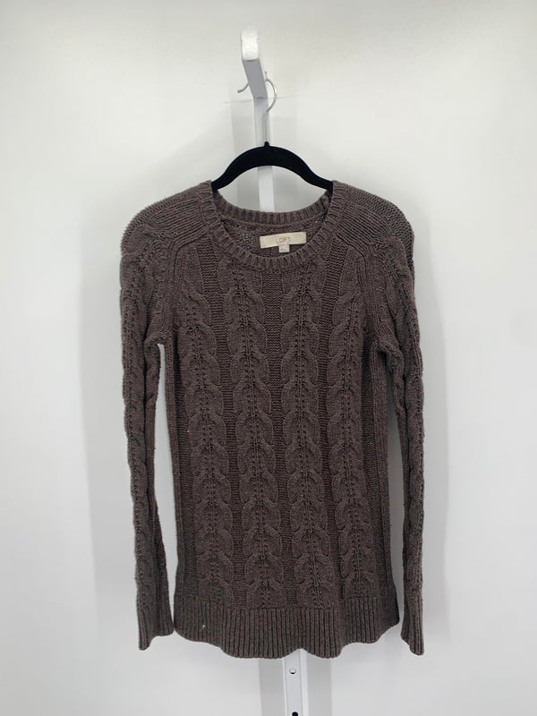 Loft Size X Small Misses Long Slv Sweater