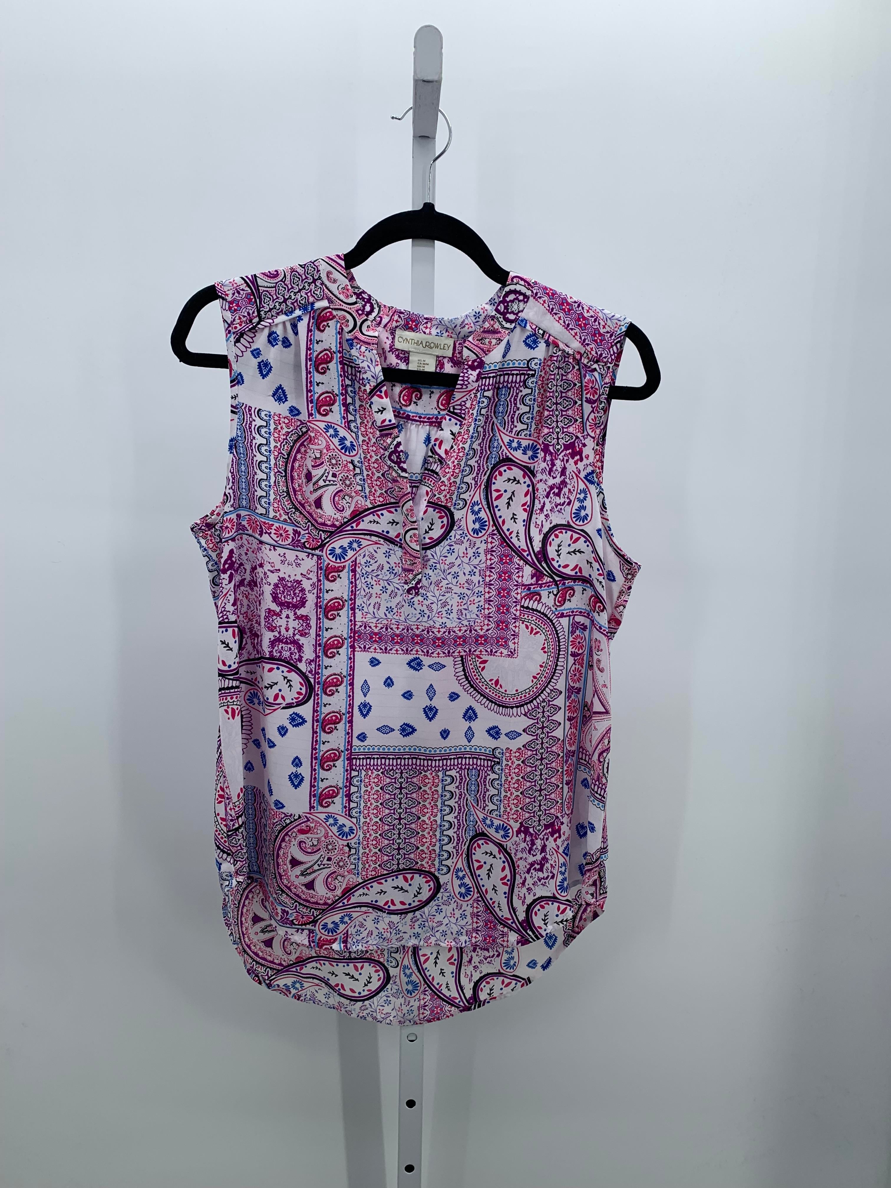 Cynthia Rowley Size Medium Misses Sleeveless Shirt