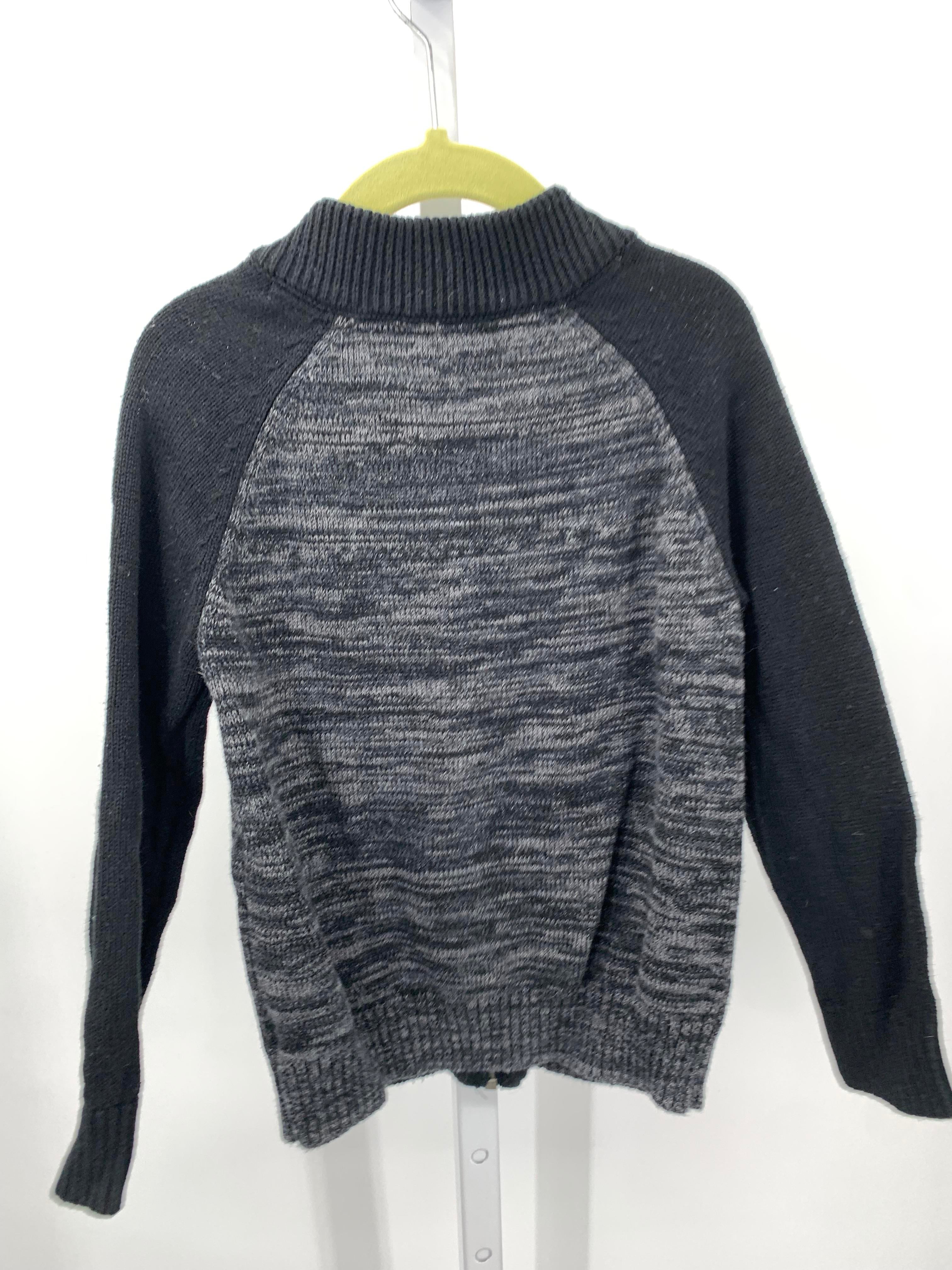 ZIP UP SWEATER.