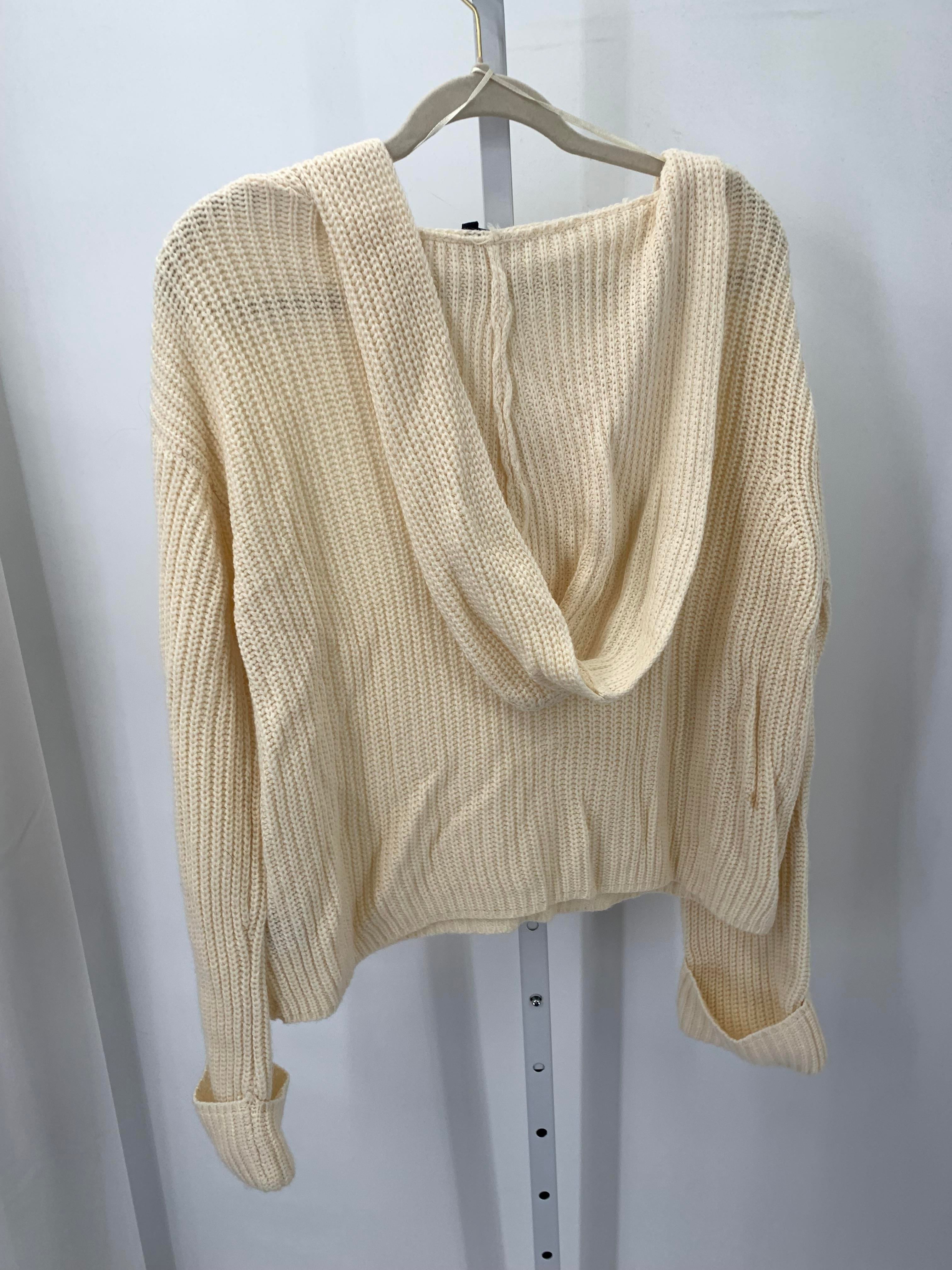 Size Large Juniors Long Sleeve Sweater