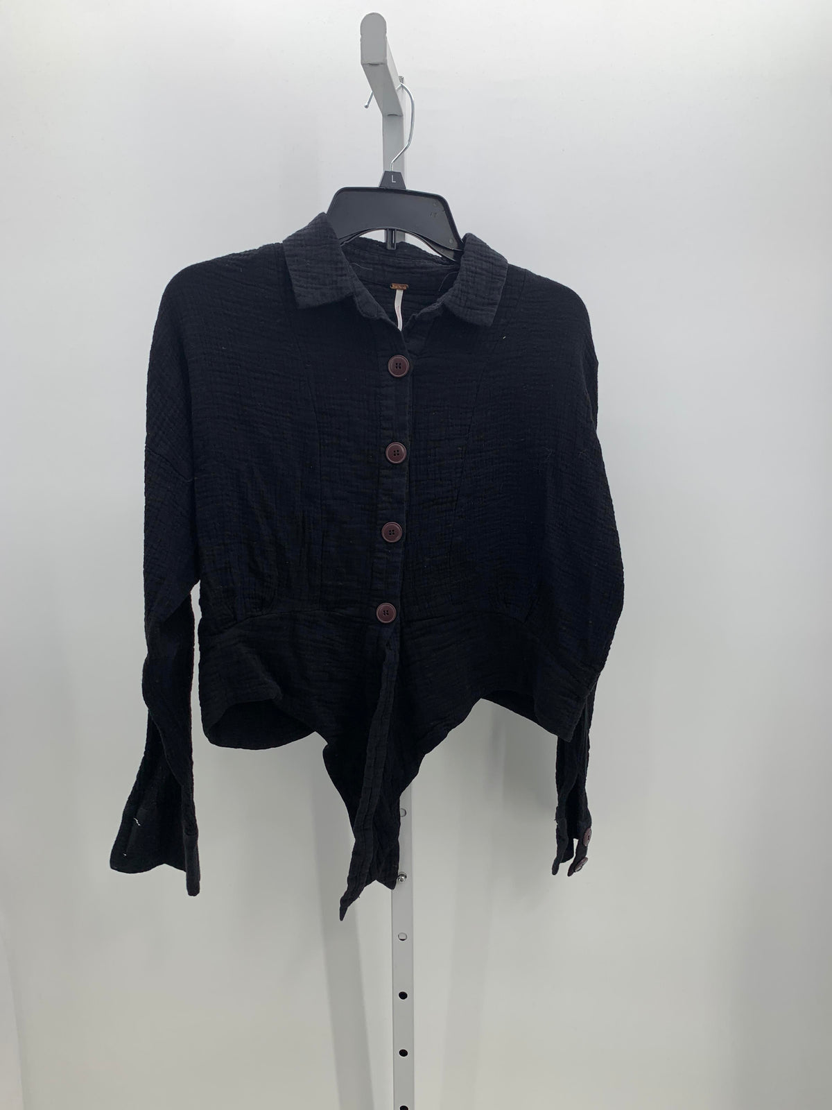 Free People Size Small Misses Long Sleeve Shirt