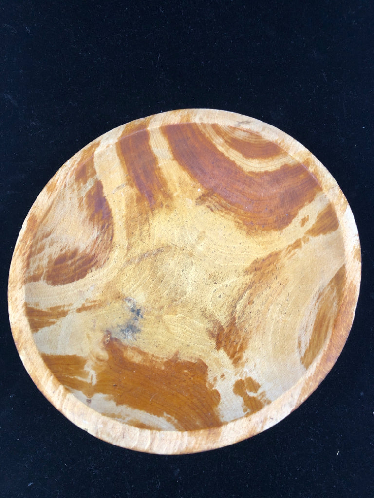 WOOD CENTERPIECE DOUGH BOWL.