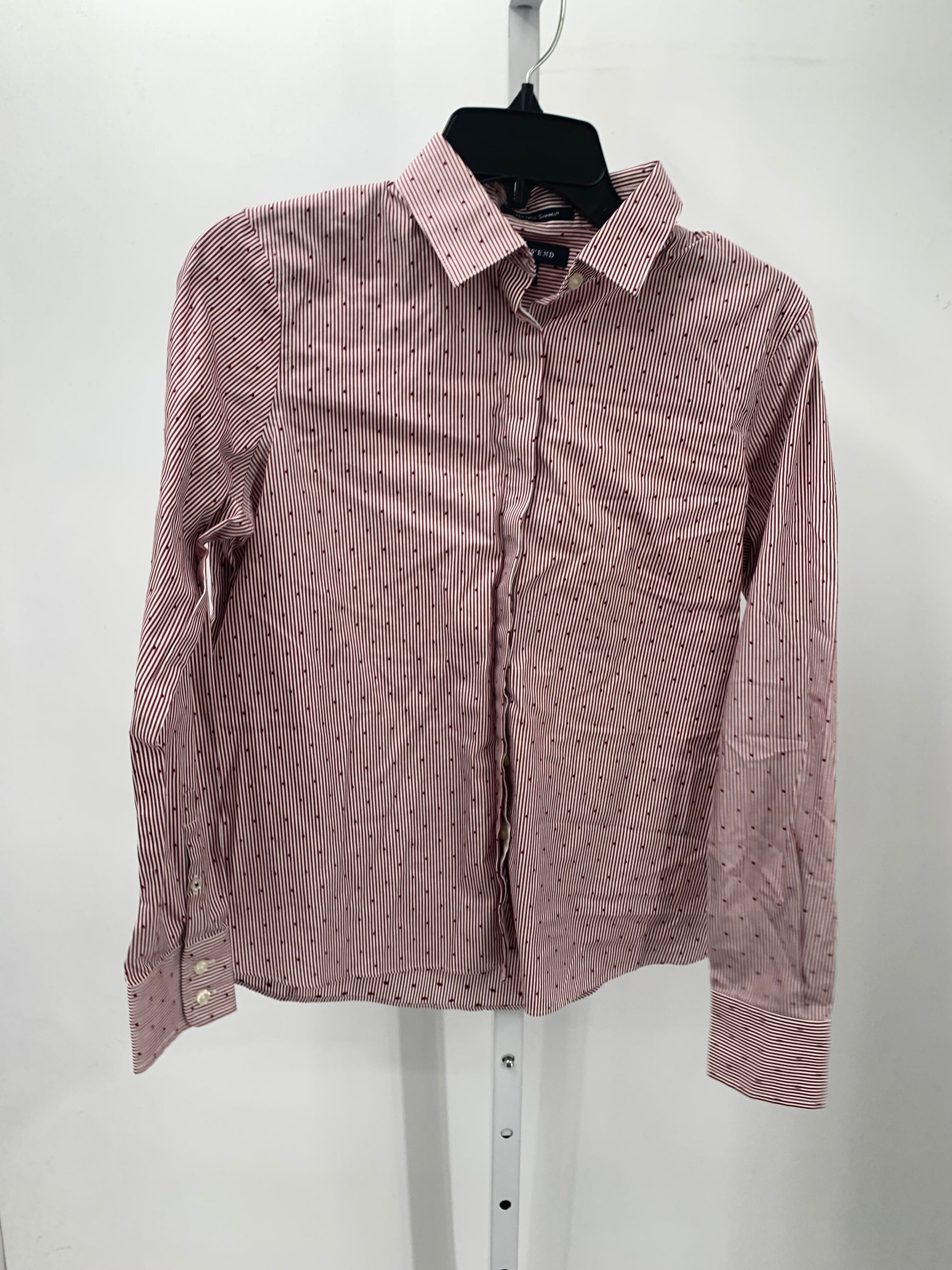 Lands End Size 6 Petite Petite Long Sleeve Shirt