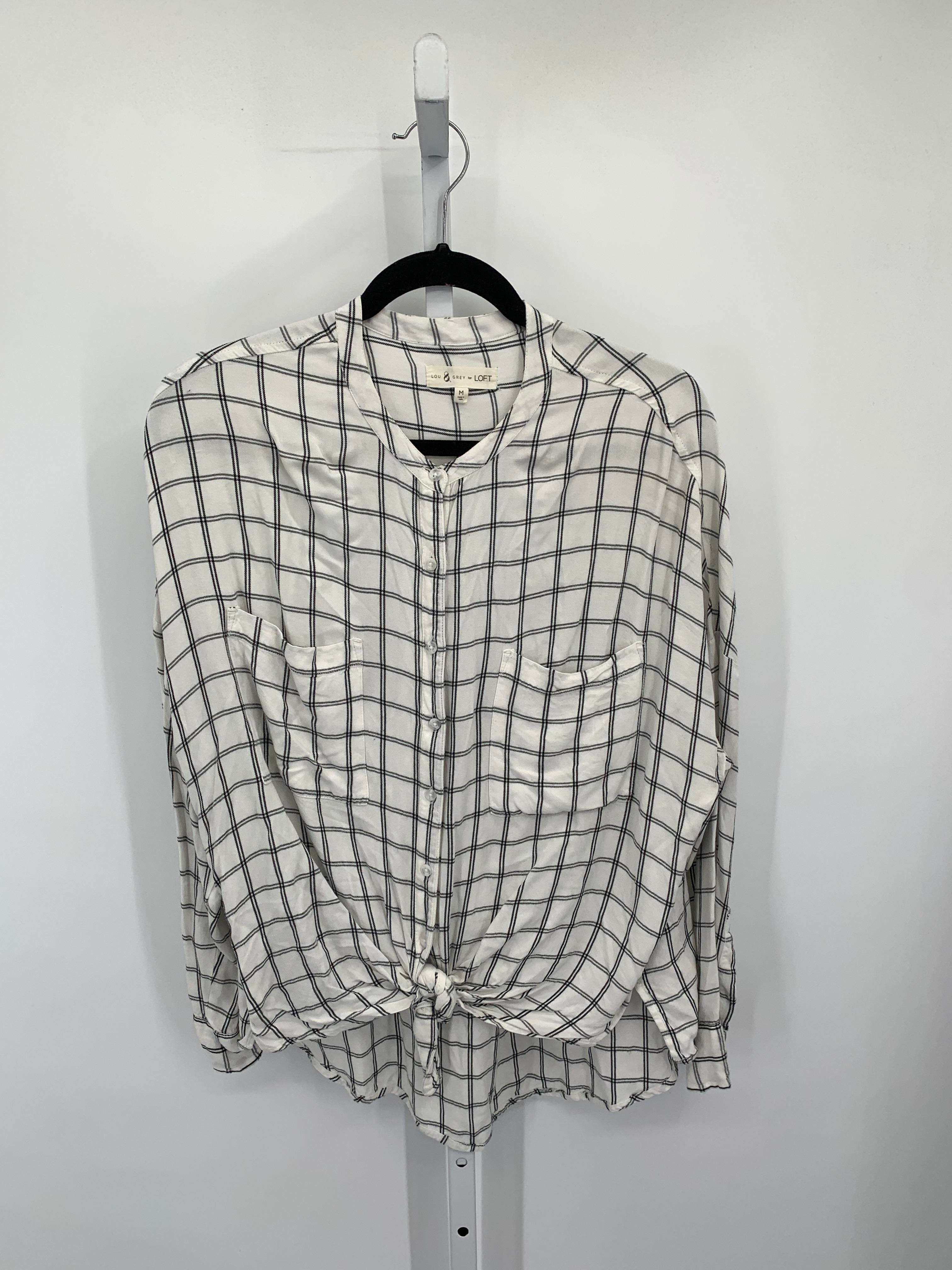 Lou & Grey Size Medium Misses Long Sleeve Shirt