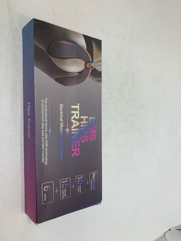 NIB EMS HIP TRAINER ELECTRICAL MUSCLE STIMULATION.