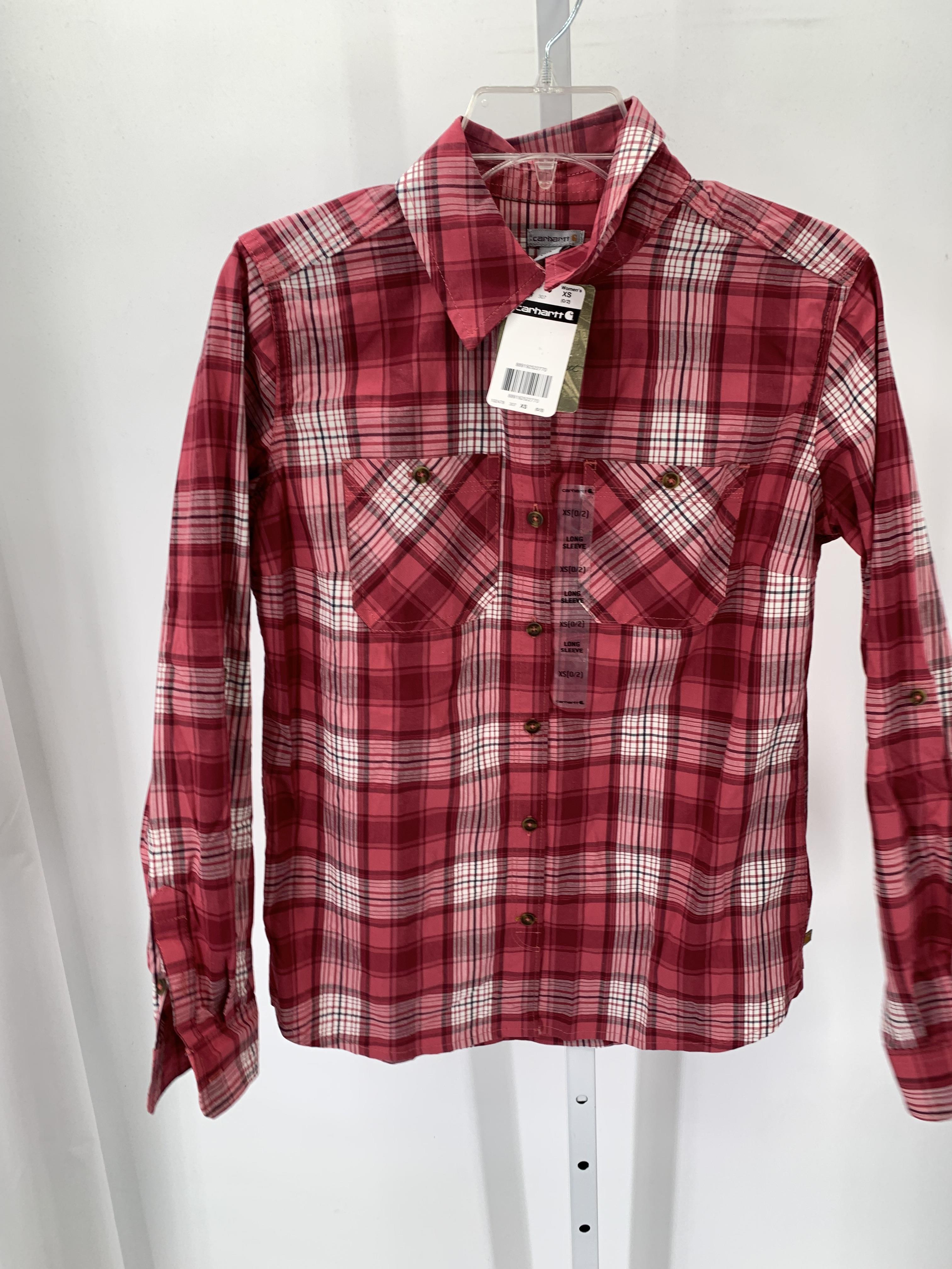 Carhartt Size X Small Misses Long Sleeve Shirt