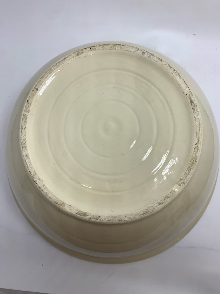 4PC VTG USA OVENWARE STRIPED NESTING BOWLS.