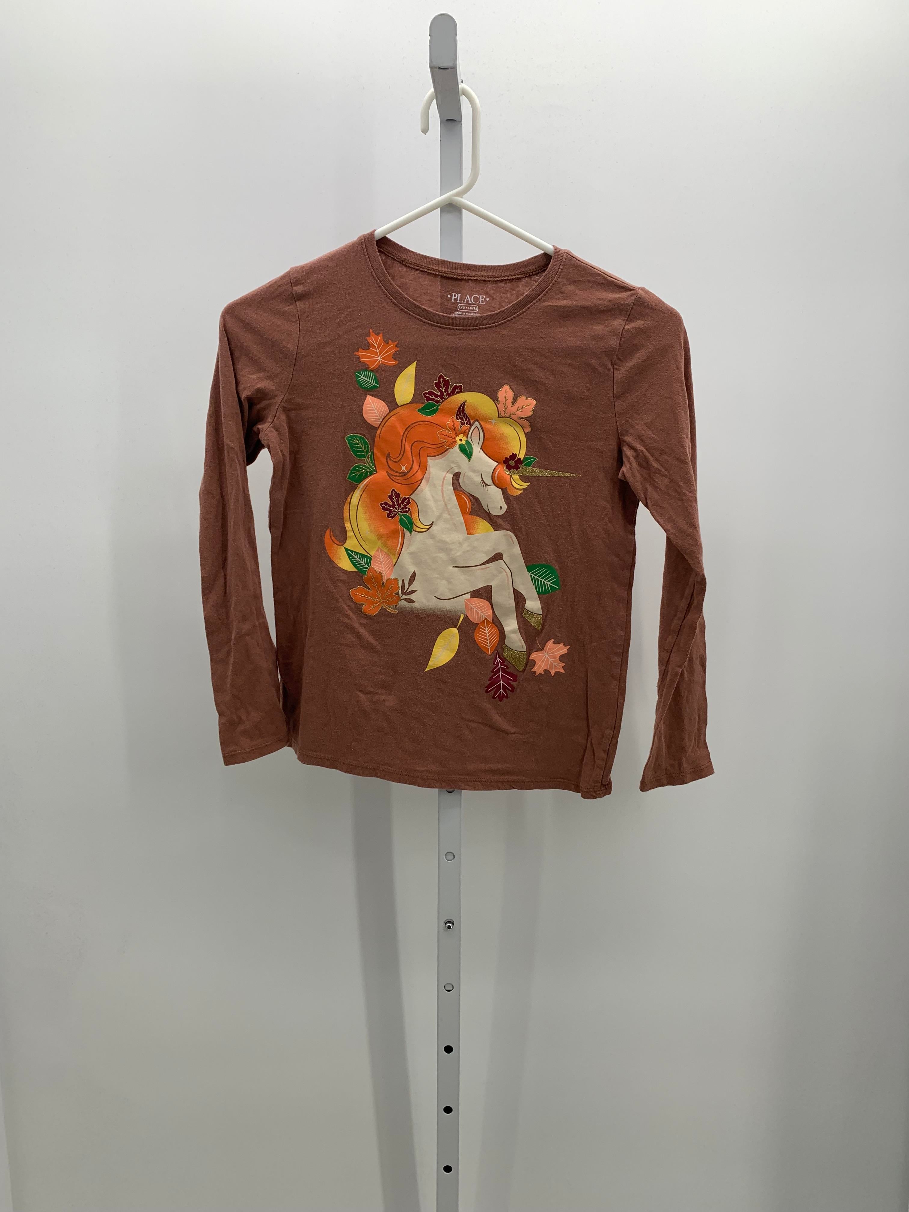 LONG SLV SHIRT UNICORN LEAVES