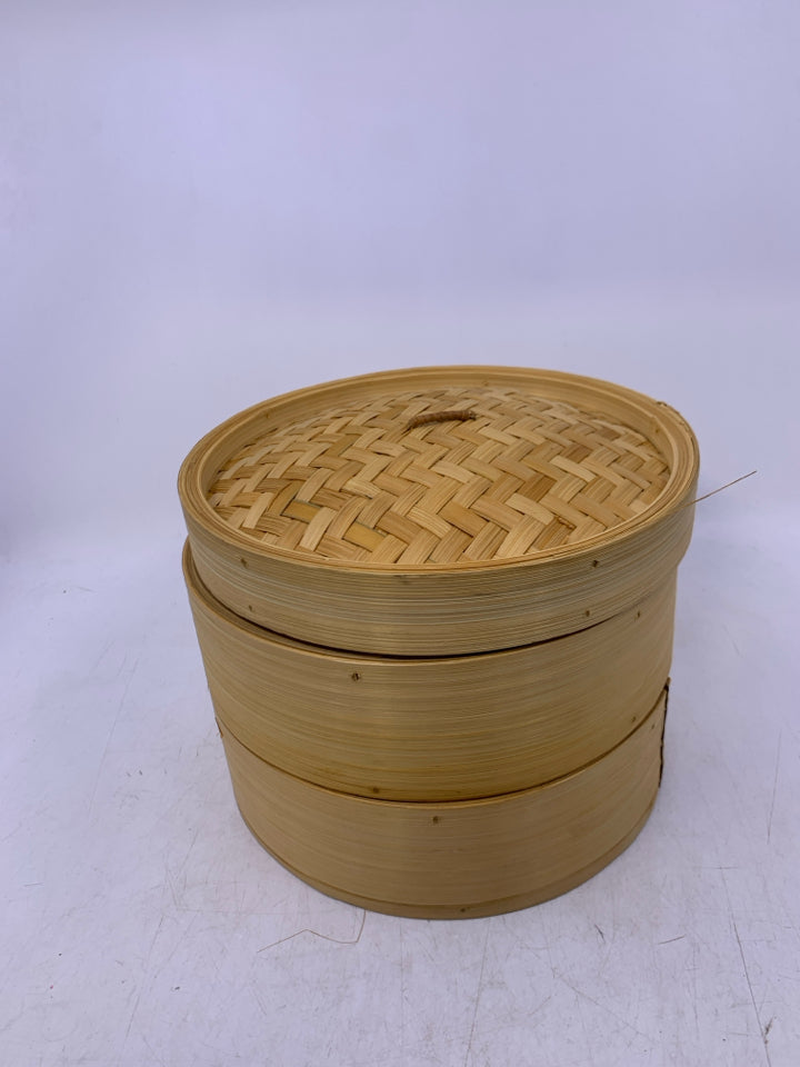 BAMBOO 2 SECTION STEAMER.