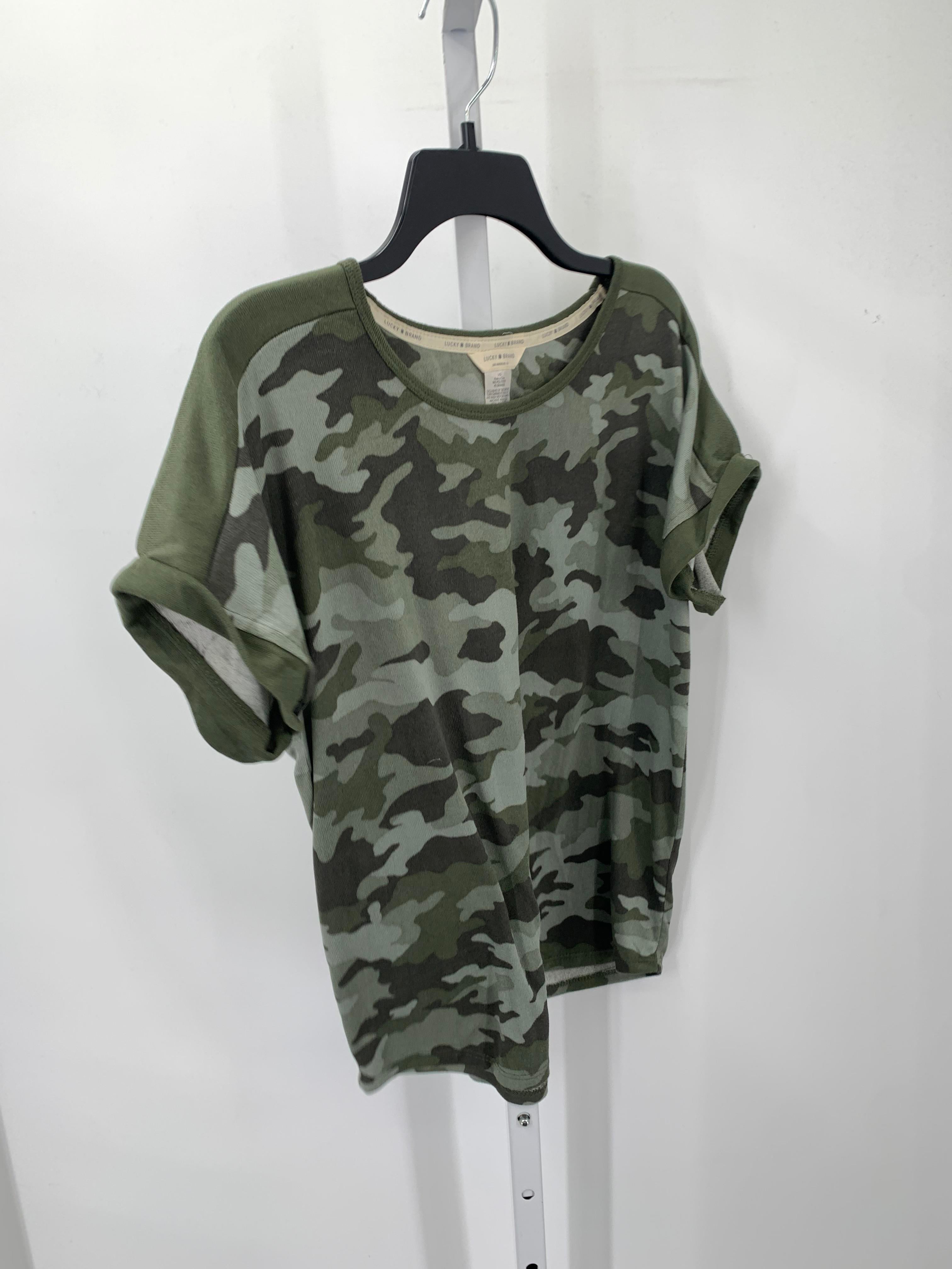 Lucky Brand Size Large Misses Short Sleeve Shirt