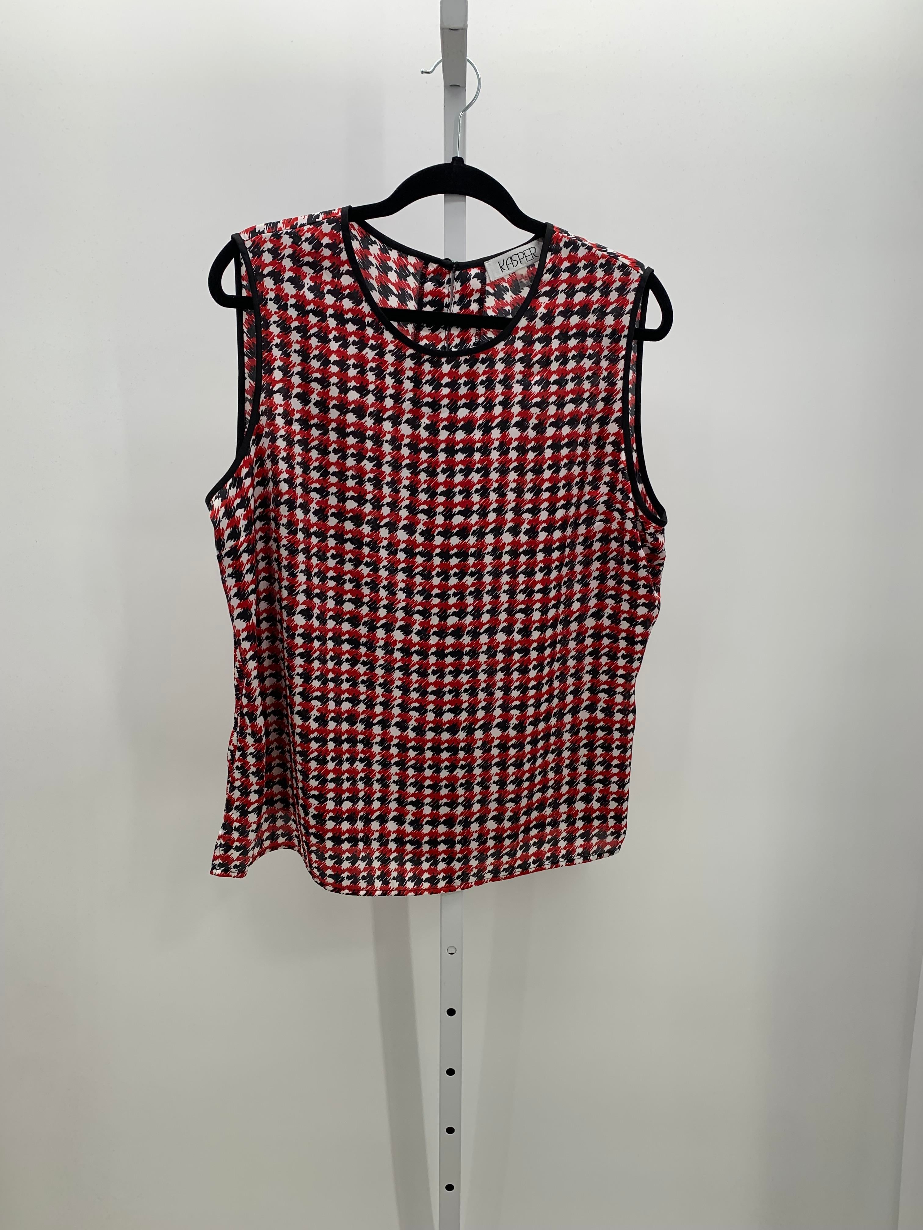 Kasper Size Extra Large Misses Sleeveless Shirt