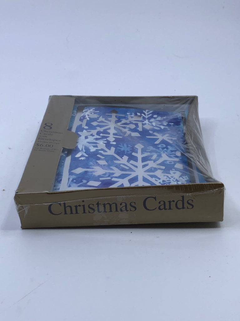 NIB SNOWFLAKE CHRISTMAS CARDS.