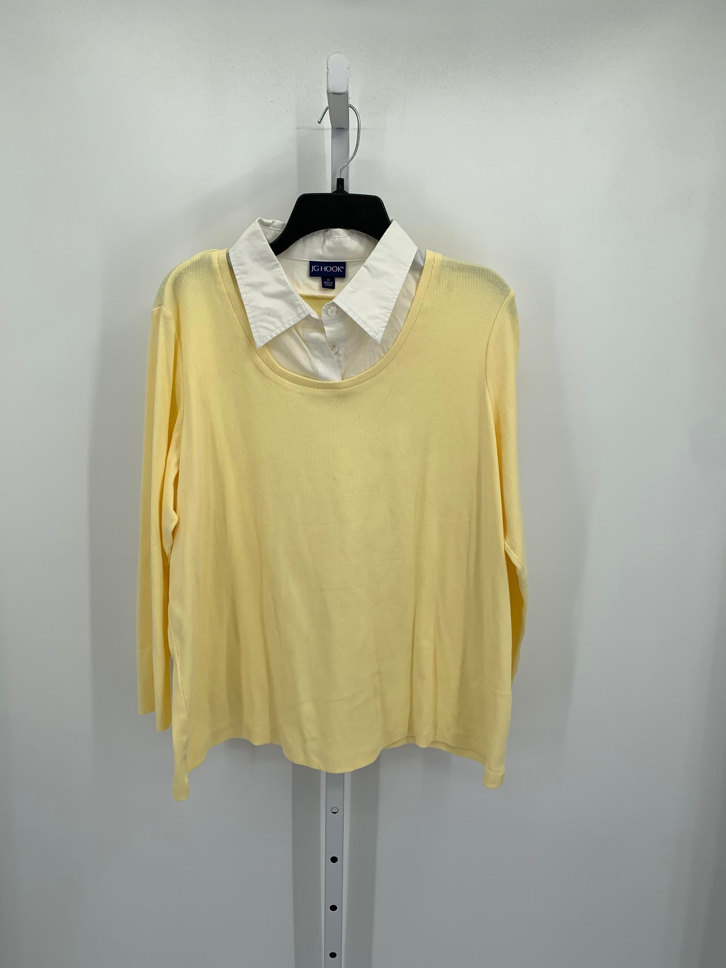 Size 1X Womens Long Sleeve Shirt